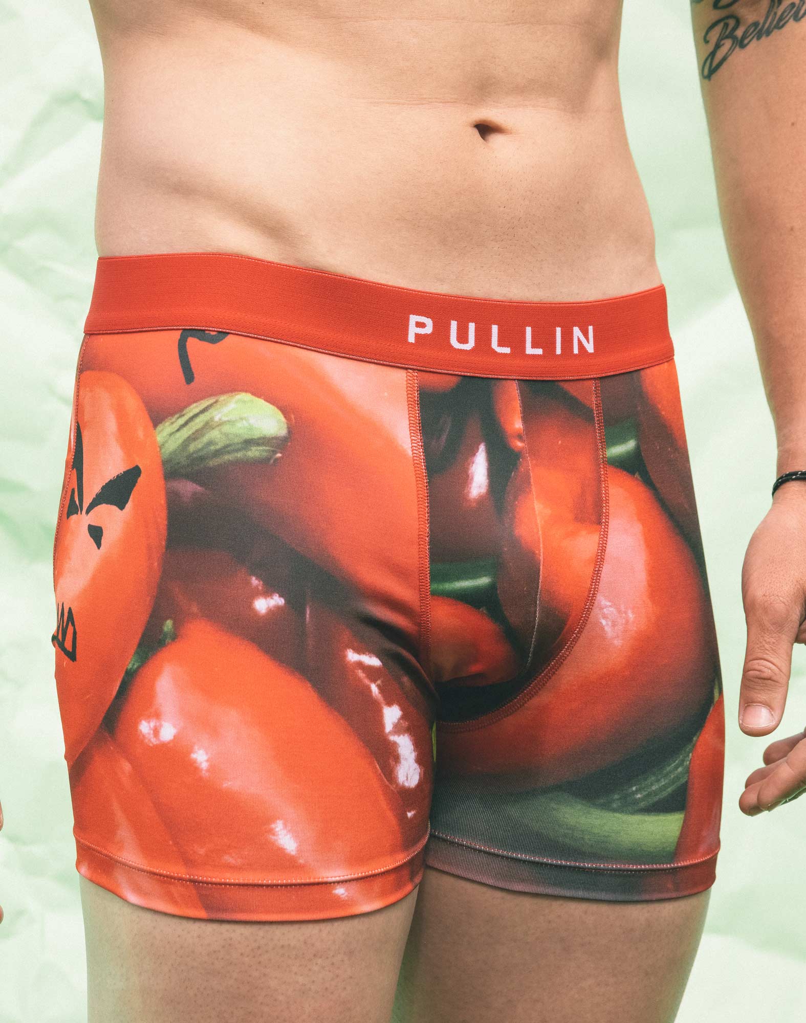 boxer court piment PULLIN en lycra