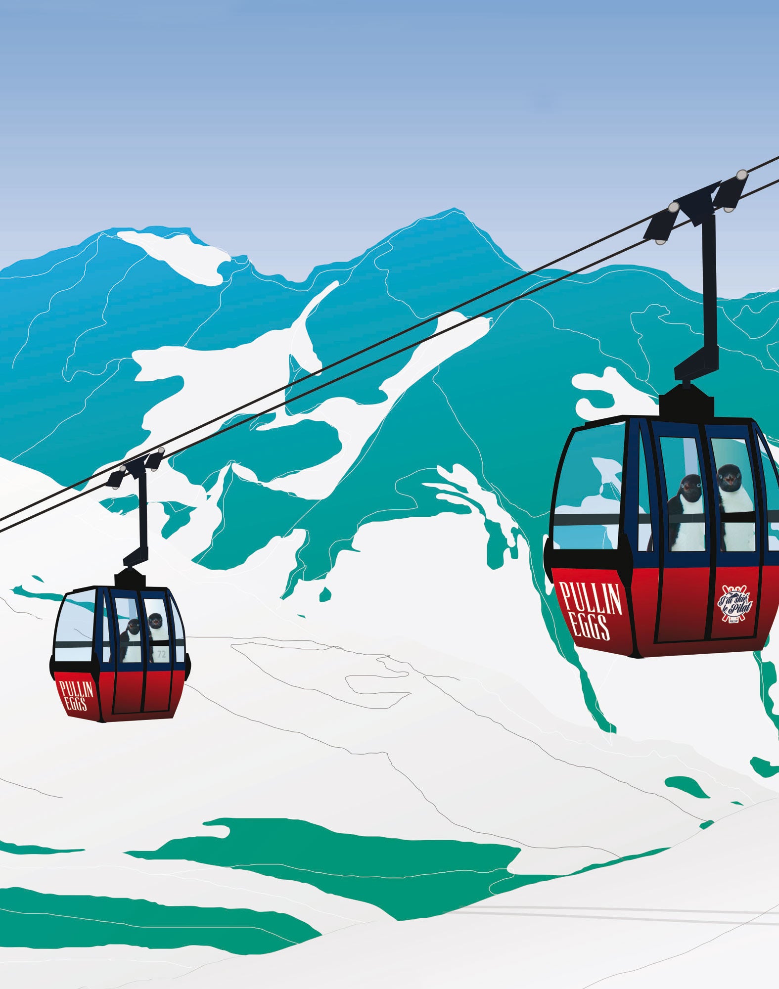 boxer homme imprimé boxer court PULLINeggs PULLIN en lycra