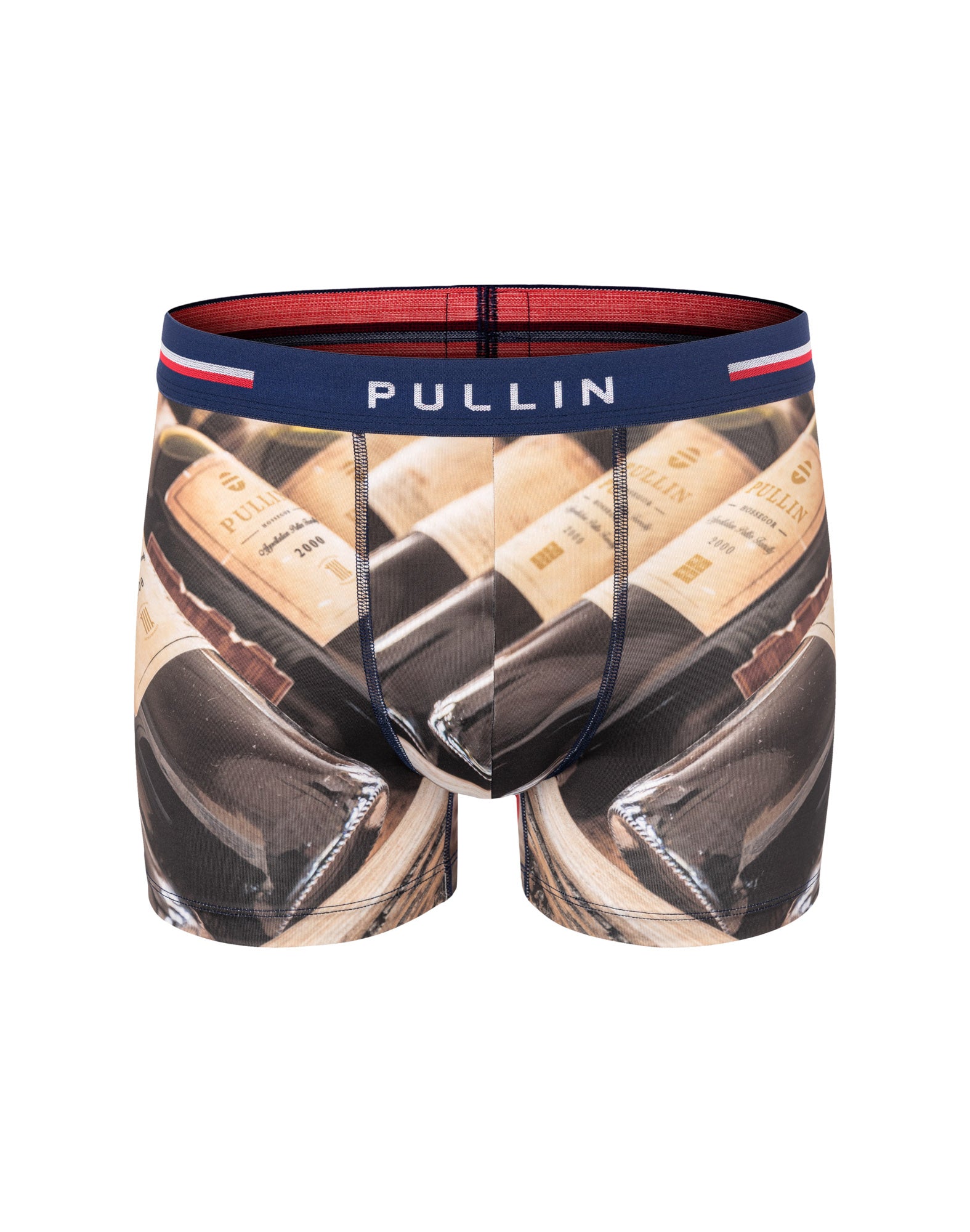 boxer homme imprimé boxer court PULLINwine PULLIN en lycra