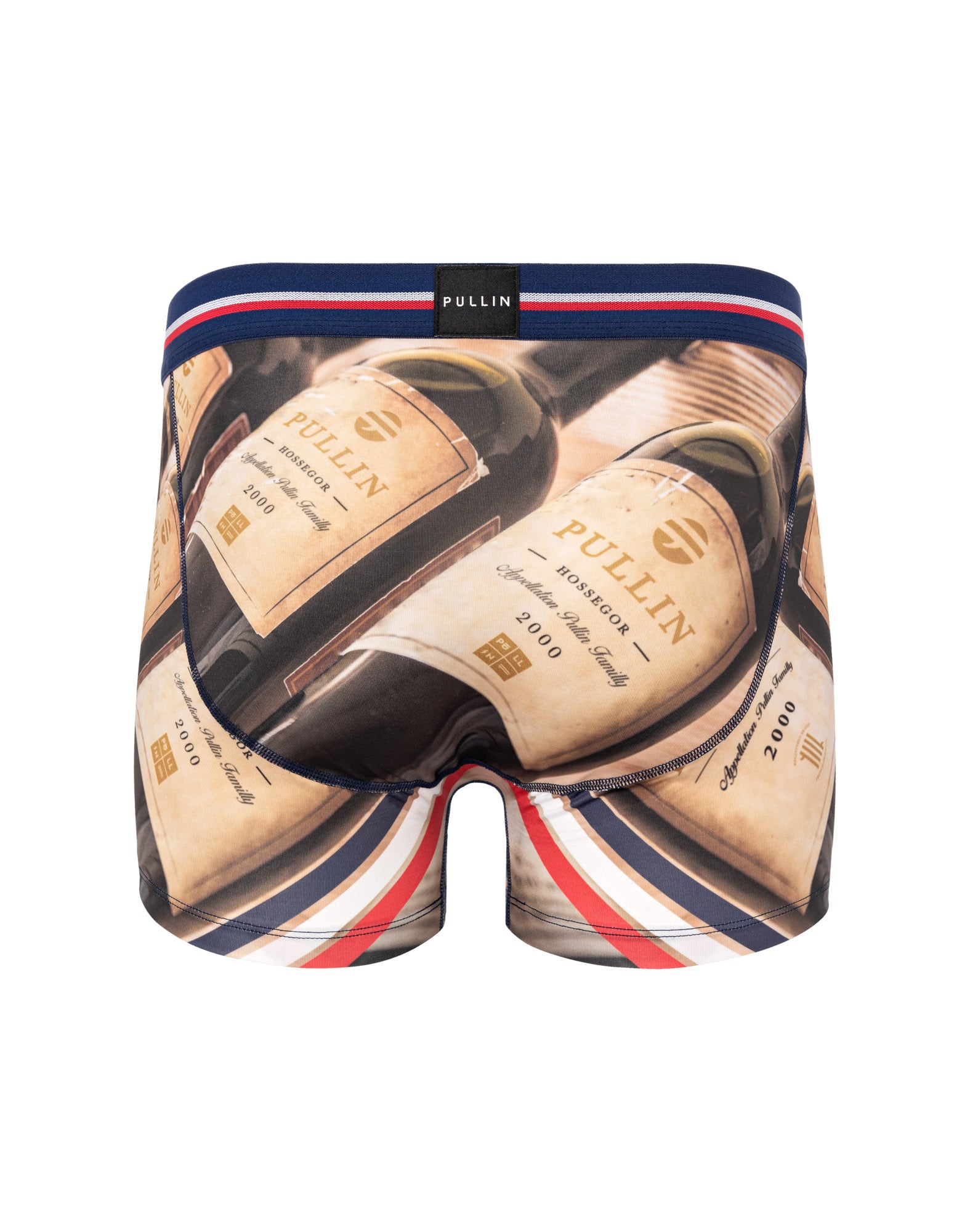 boxer homme imprimé boxer court PULLINwine PULLIN en lycra