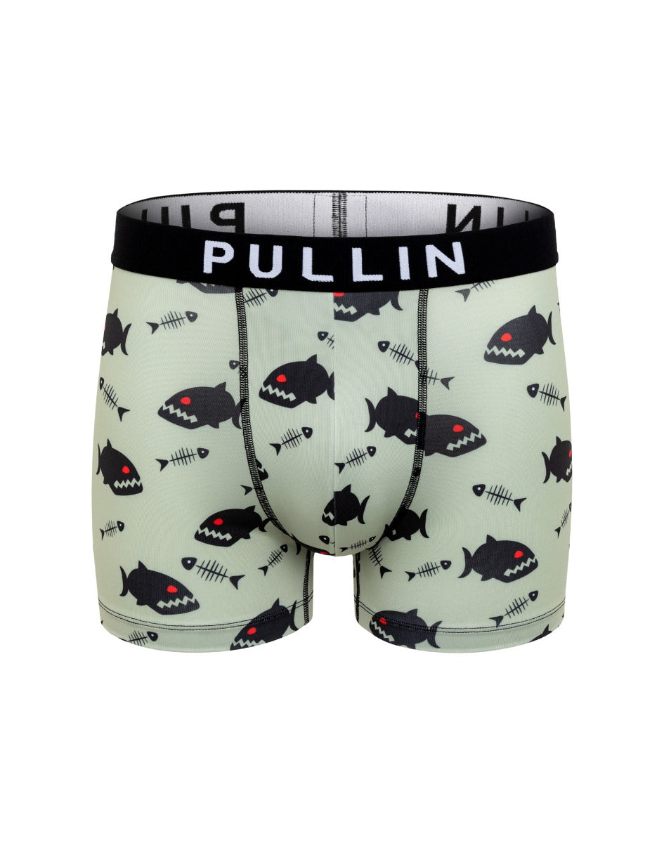 boxer homme boxer court pyranha PULLIN en lycra