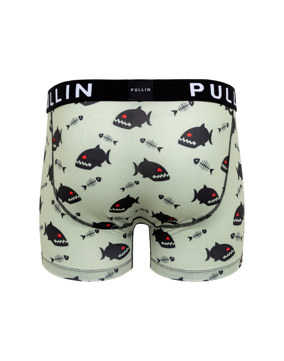 boxer homme boxer court pyranha PULLIN en lycra