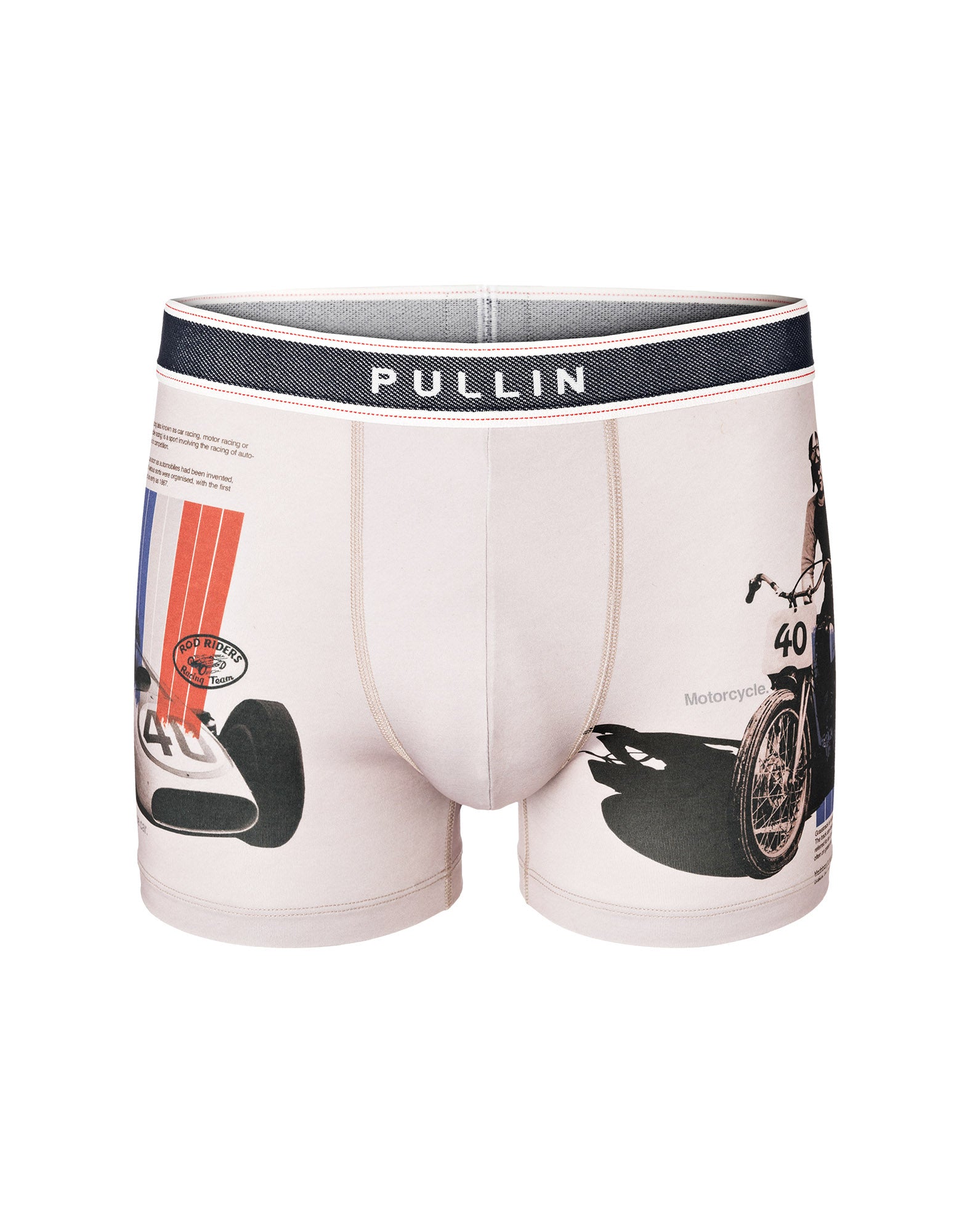 boxer court racer PULLIN en polyester