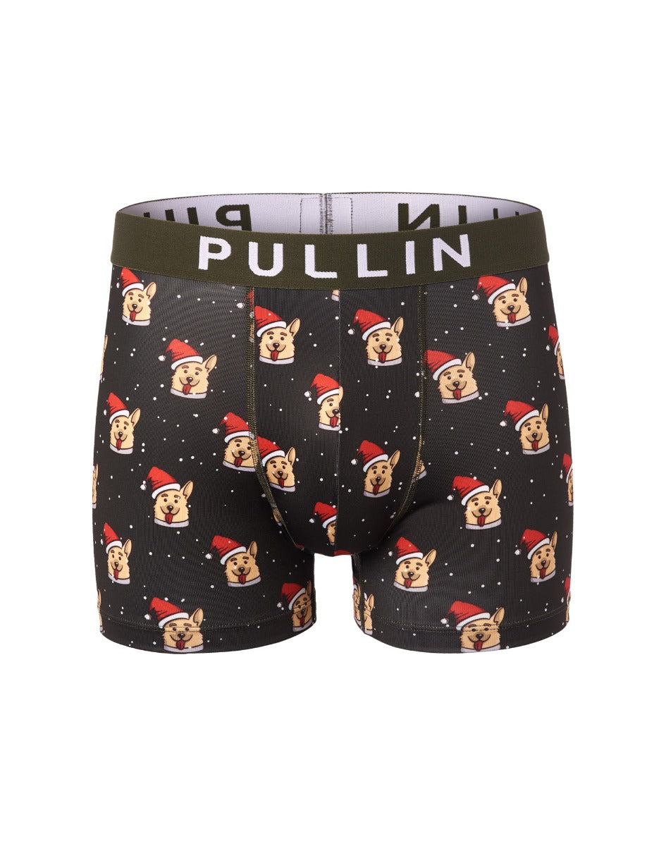 boxer court santadoggo PULLIN en lycra