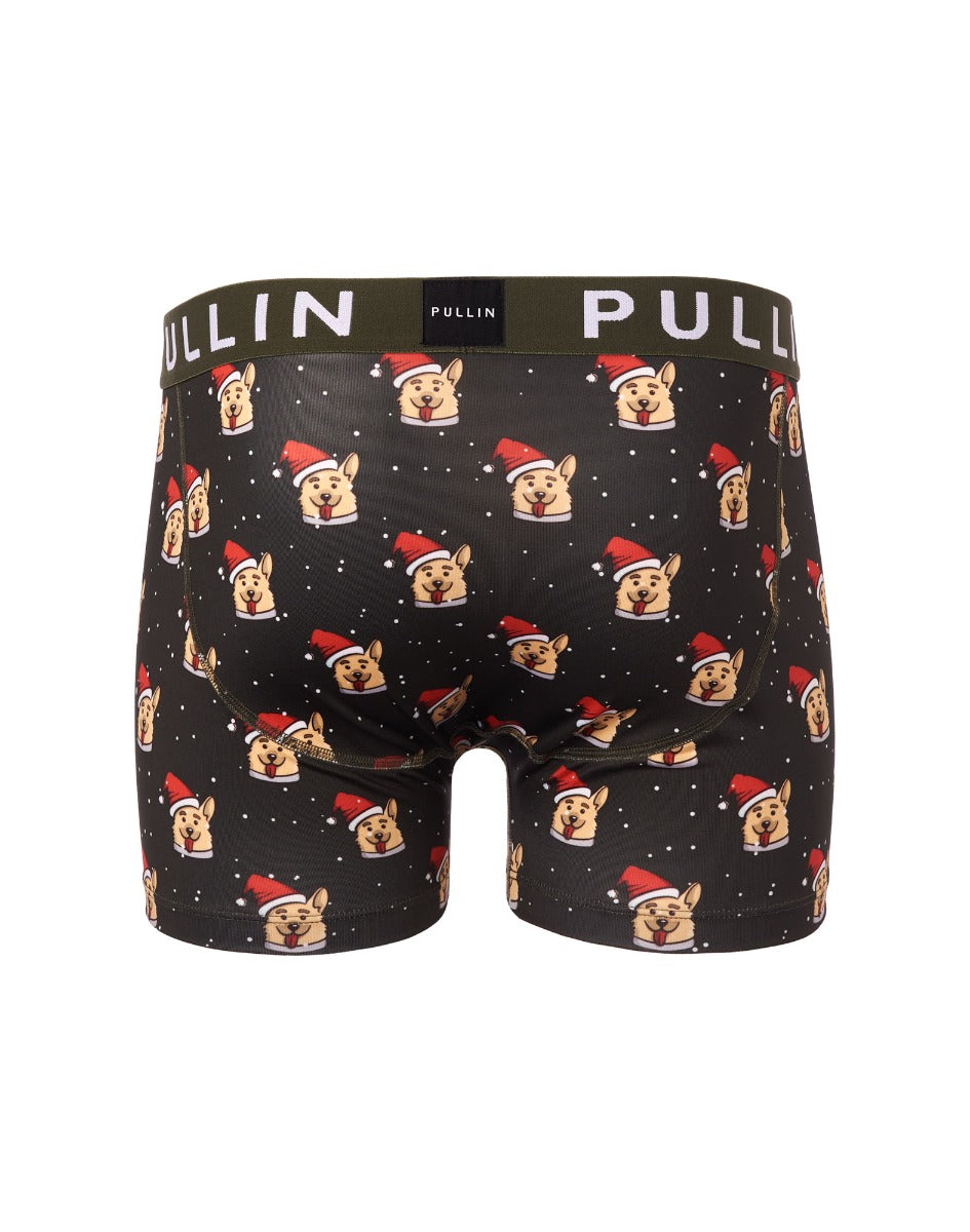 boxer court santadoggo PULLIN en lycra