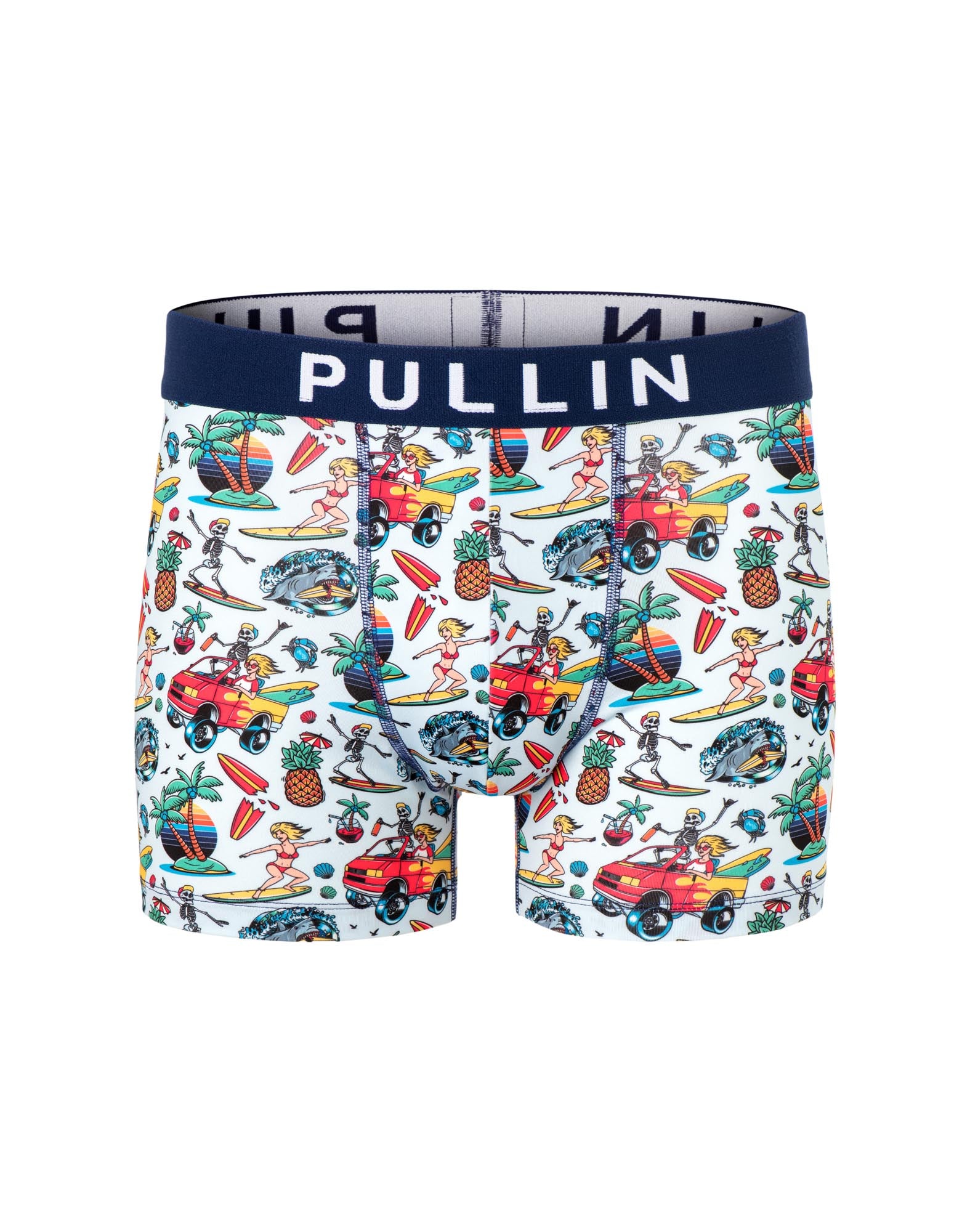 boxer court surfcalif PULLIN en lycra