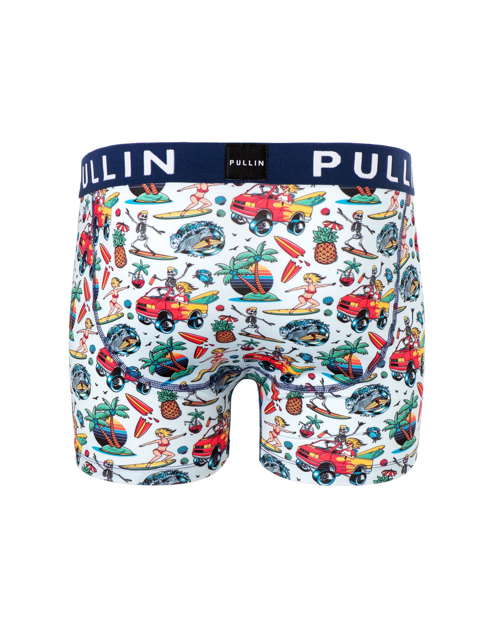 boxer court surfcalif PULLIN en lycra