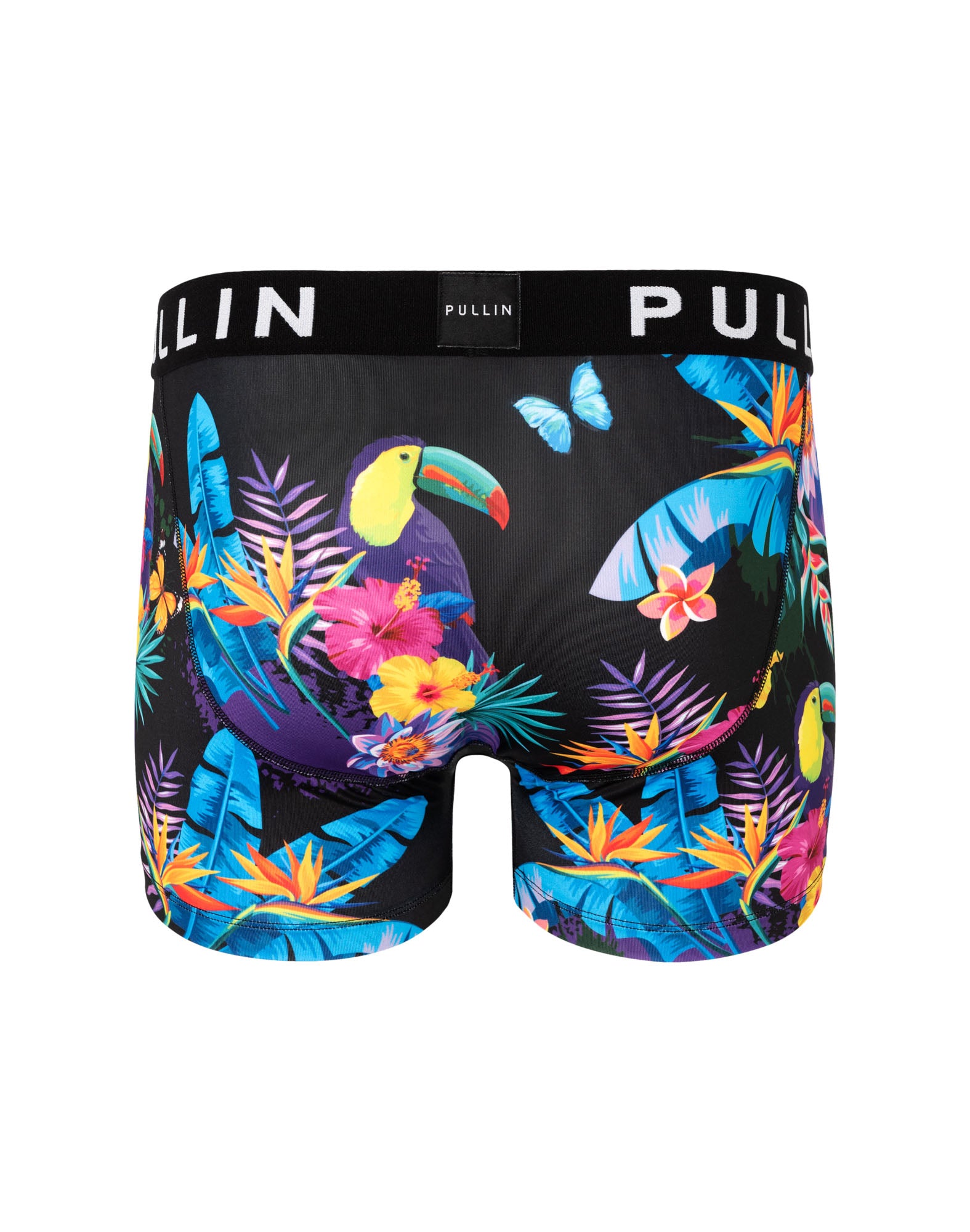 boxer homme imprimé boxer court tigerflower PULLIN en lycra