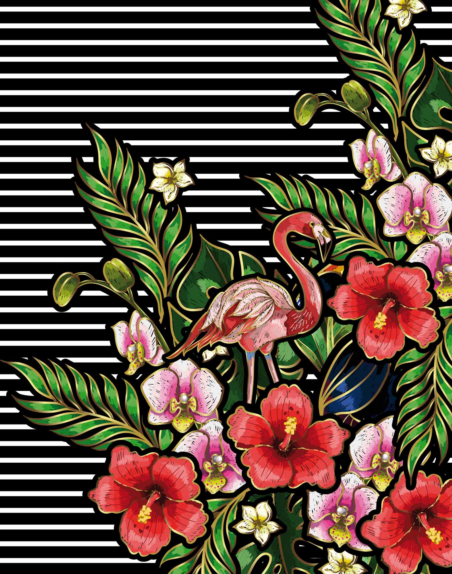 boxer court toucanos PULLIN en polyester