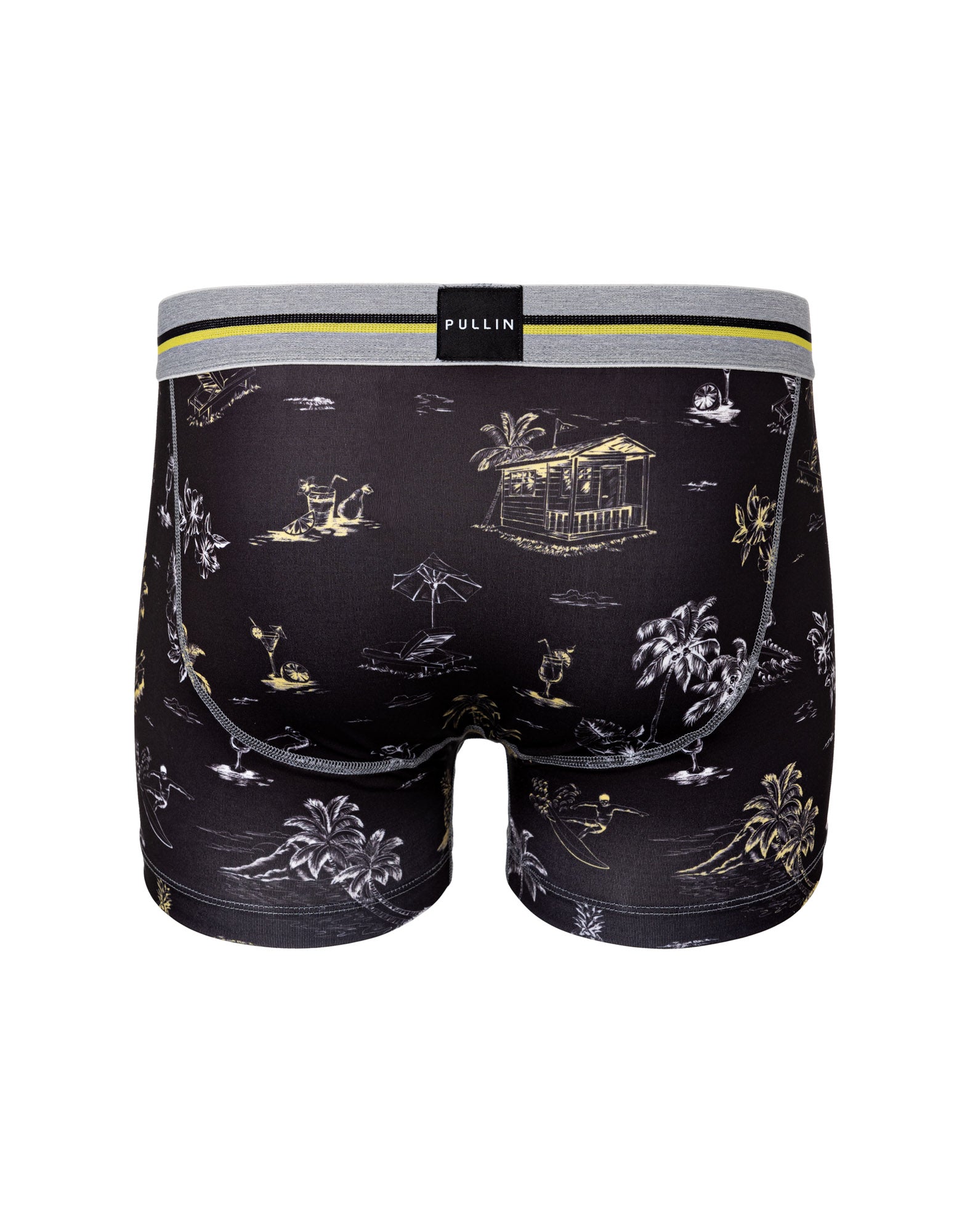 boxer court tropiblack PULLIN en lycra