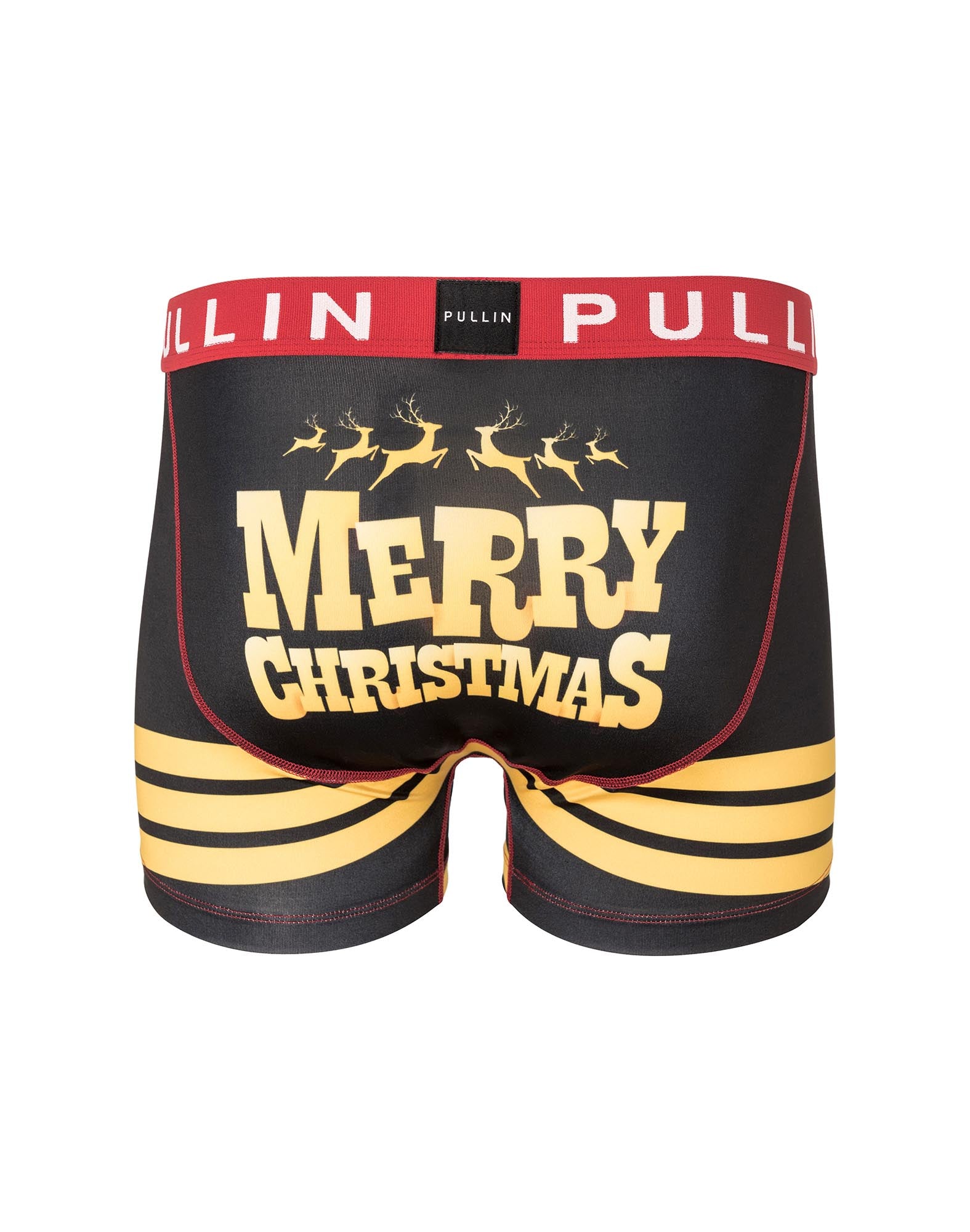 boxer homme imprimé boxer court xmasparty PULLIN en lycra