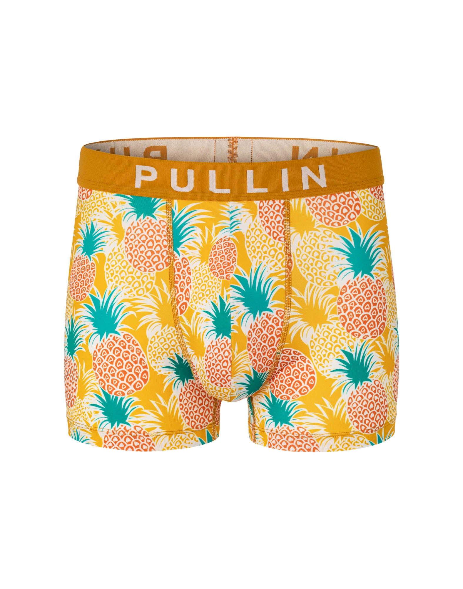 boxer homme boxer court yellowpineapple PULLIN en lycra