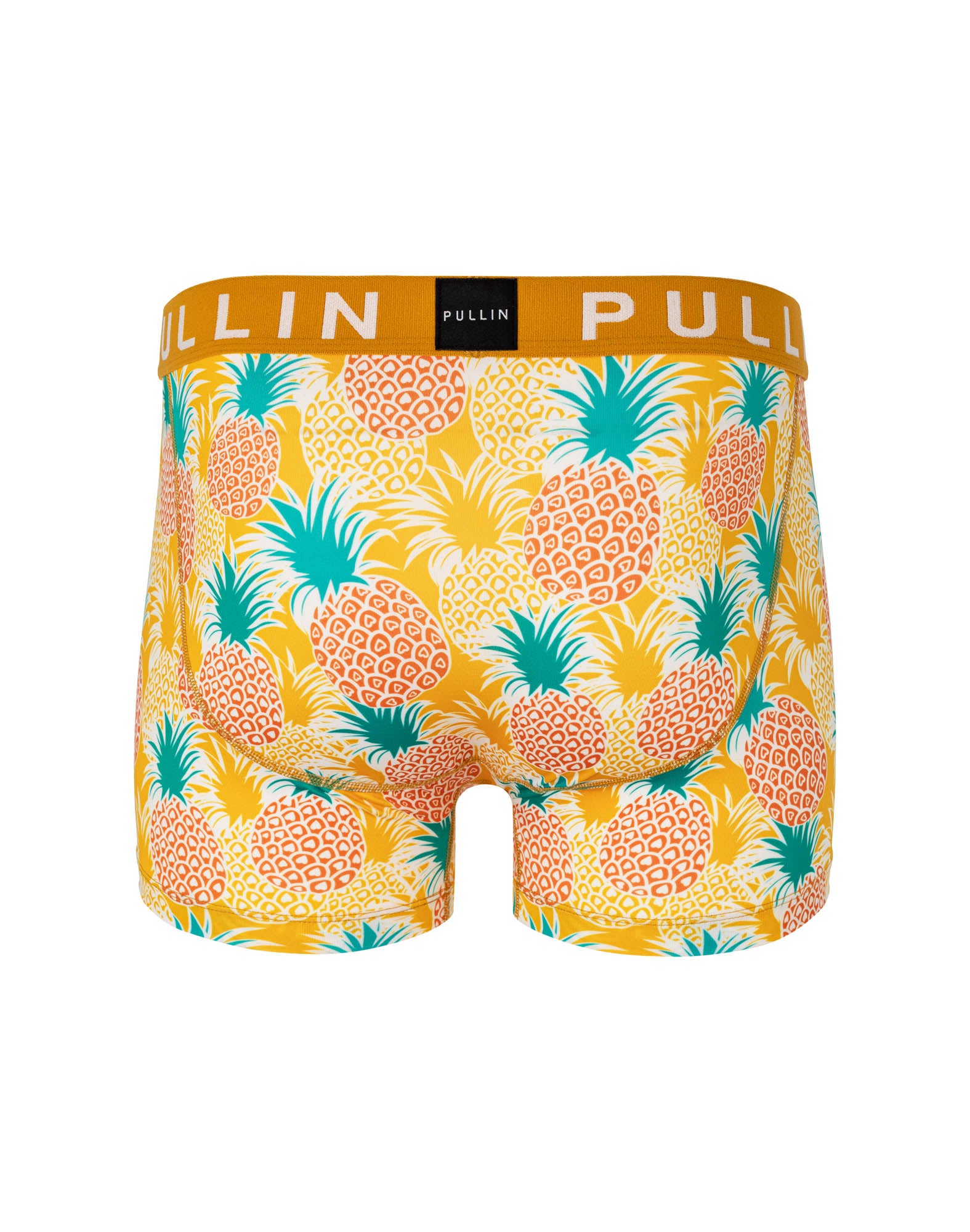 boxer homme boxer court yellowpineapple PULLIN en lycra