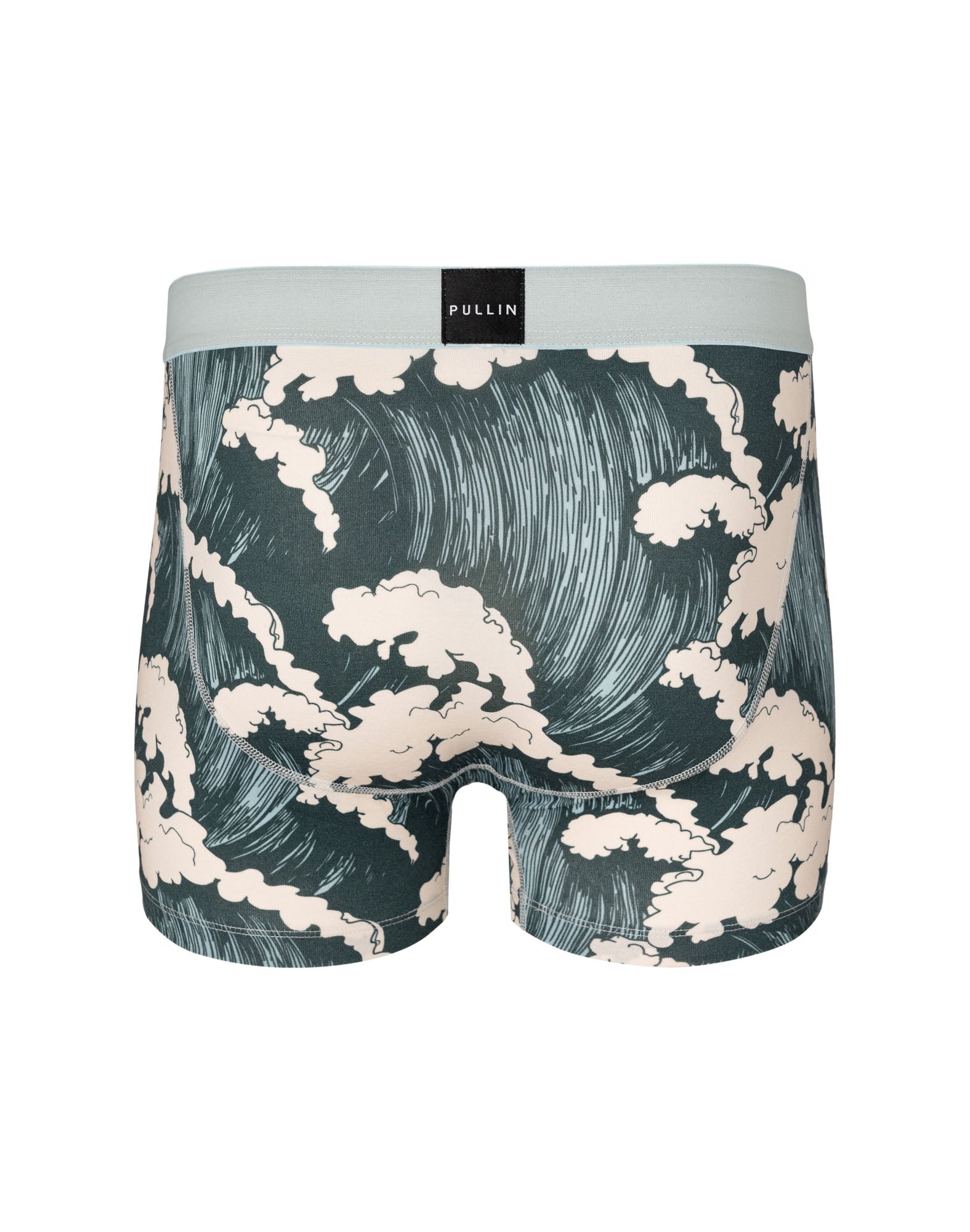 boxer court coton imprime bluewaves PULLIN en coton