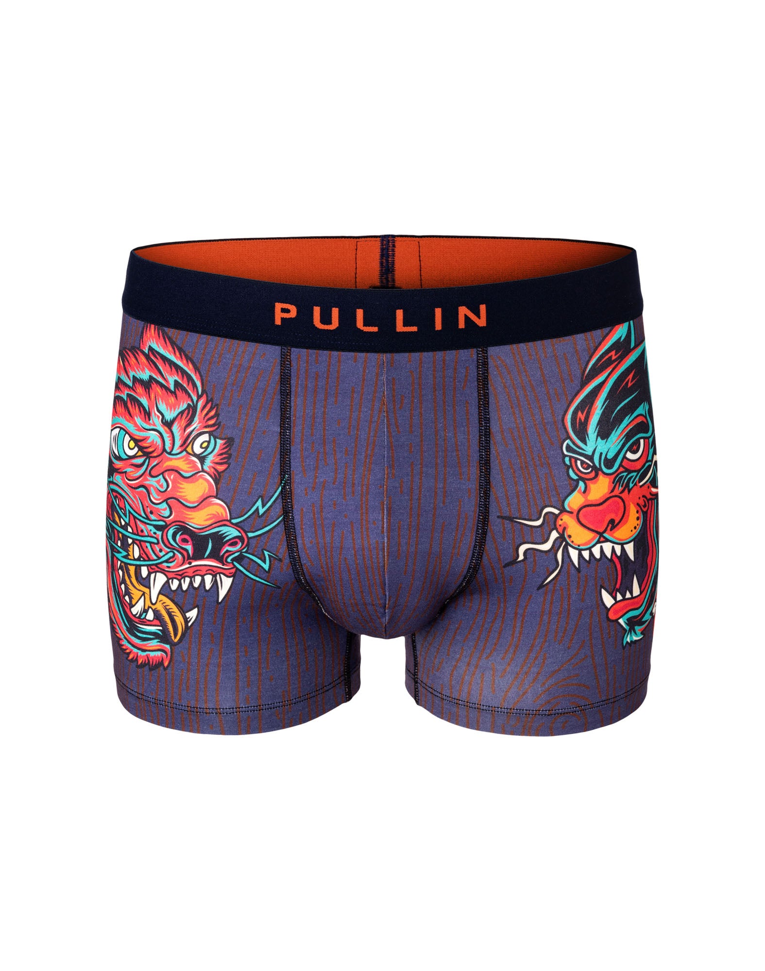 boxer court coton imprime buddywolf PULLIN en coton