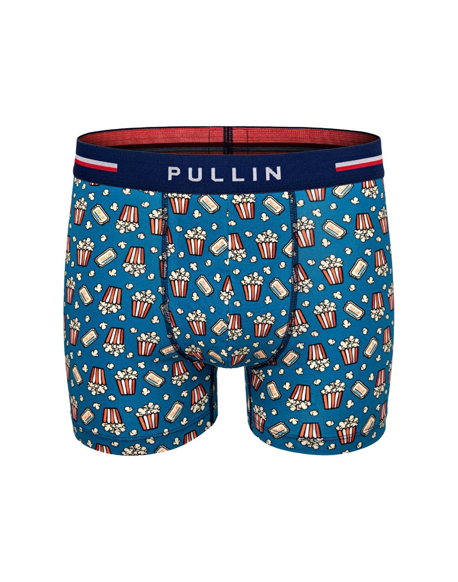 boxer court coton imprime cornpop PULLIN en coton