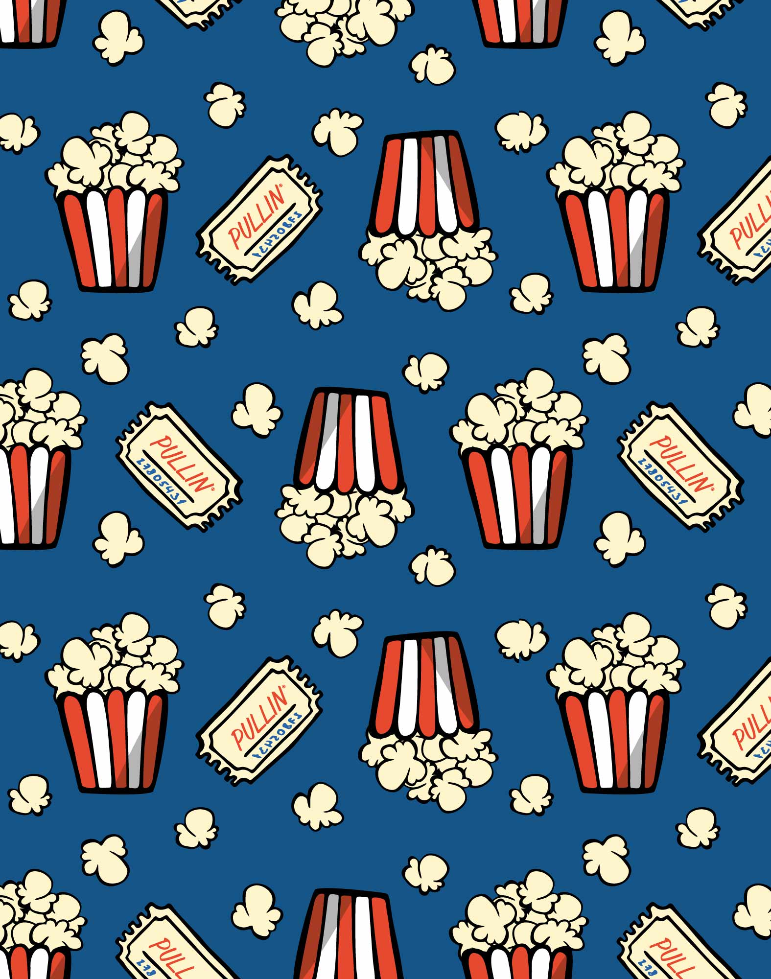 boxer court coton imprime cornpop PULLIN en coton