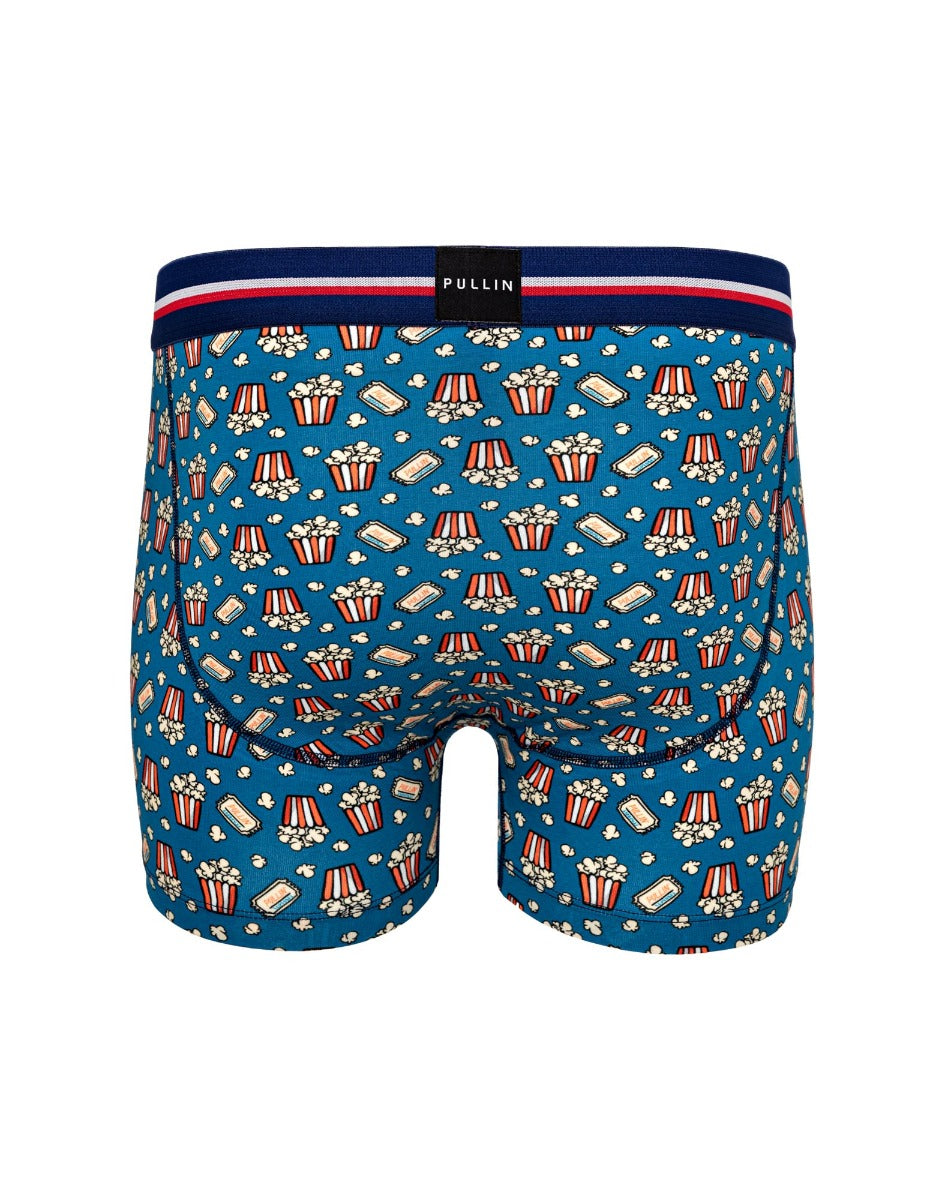 boxer court coton imprime cornpop PULLIN en coton