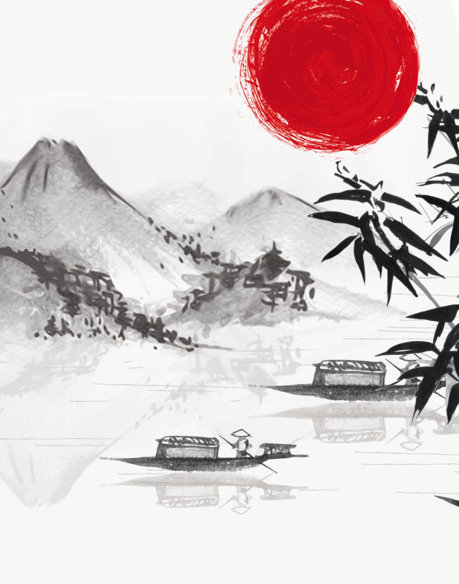 boxer court coton imprime fuji PULLIN en coton