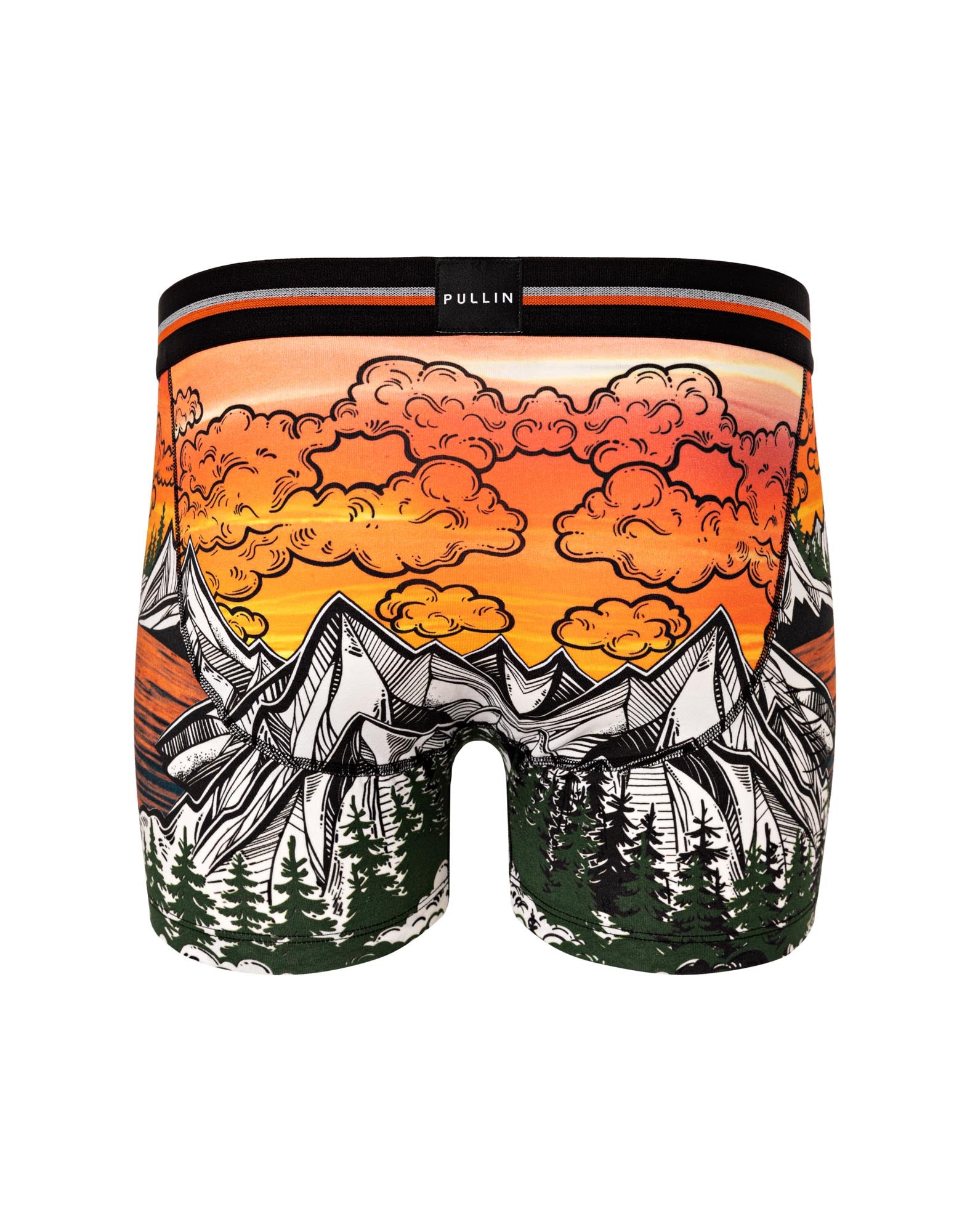 boxer court coton imprime goldenhour PULLIN en coton