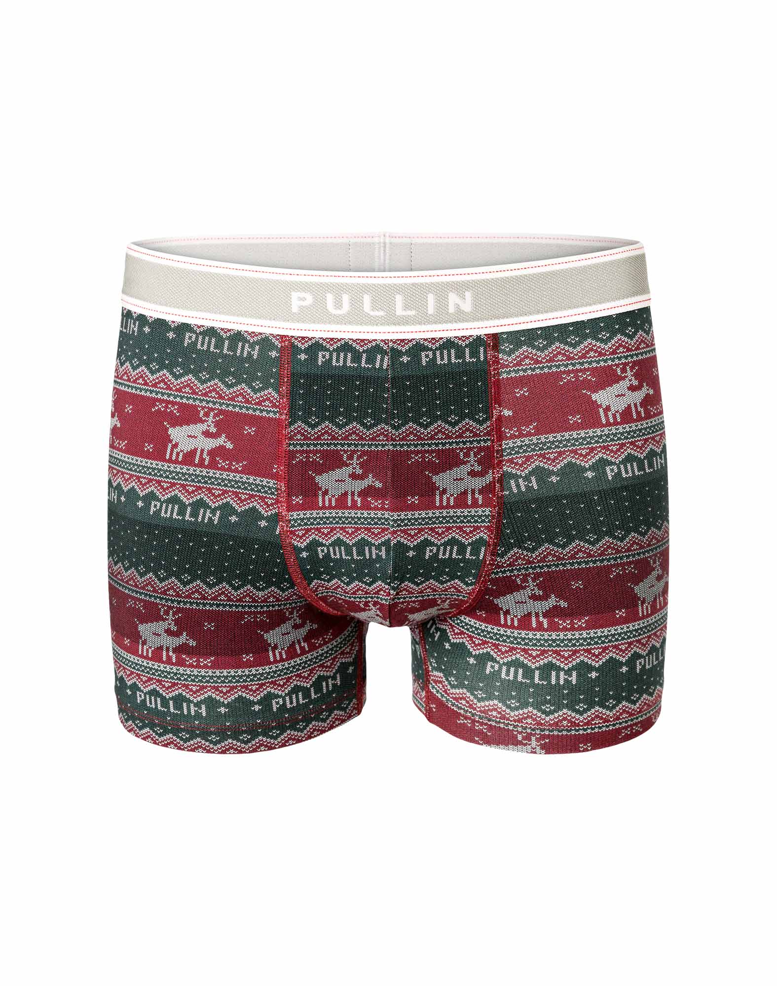 boxer court coton imprime jacquardgreen PULLIN en coton