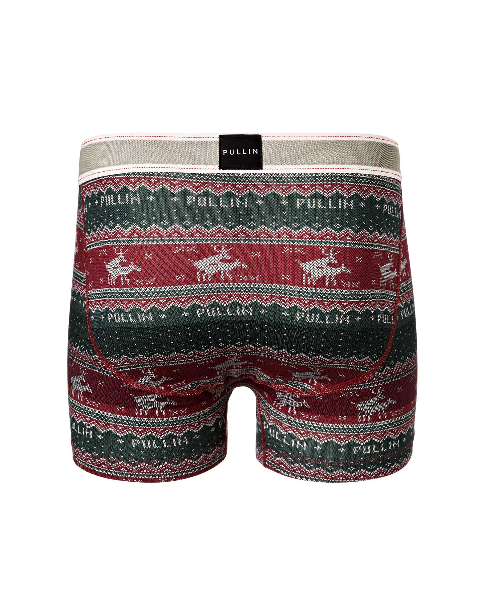 boxer court coton imprime jacquardgreen PULLIN en coton