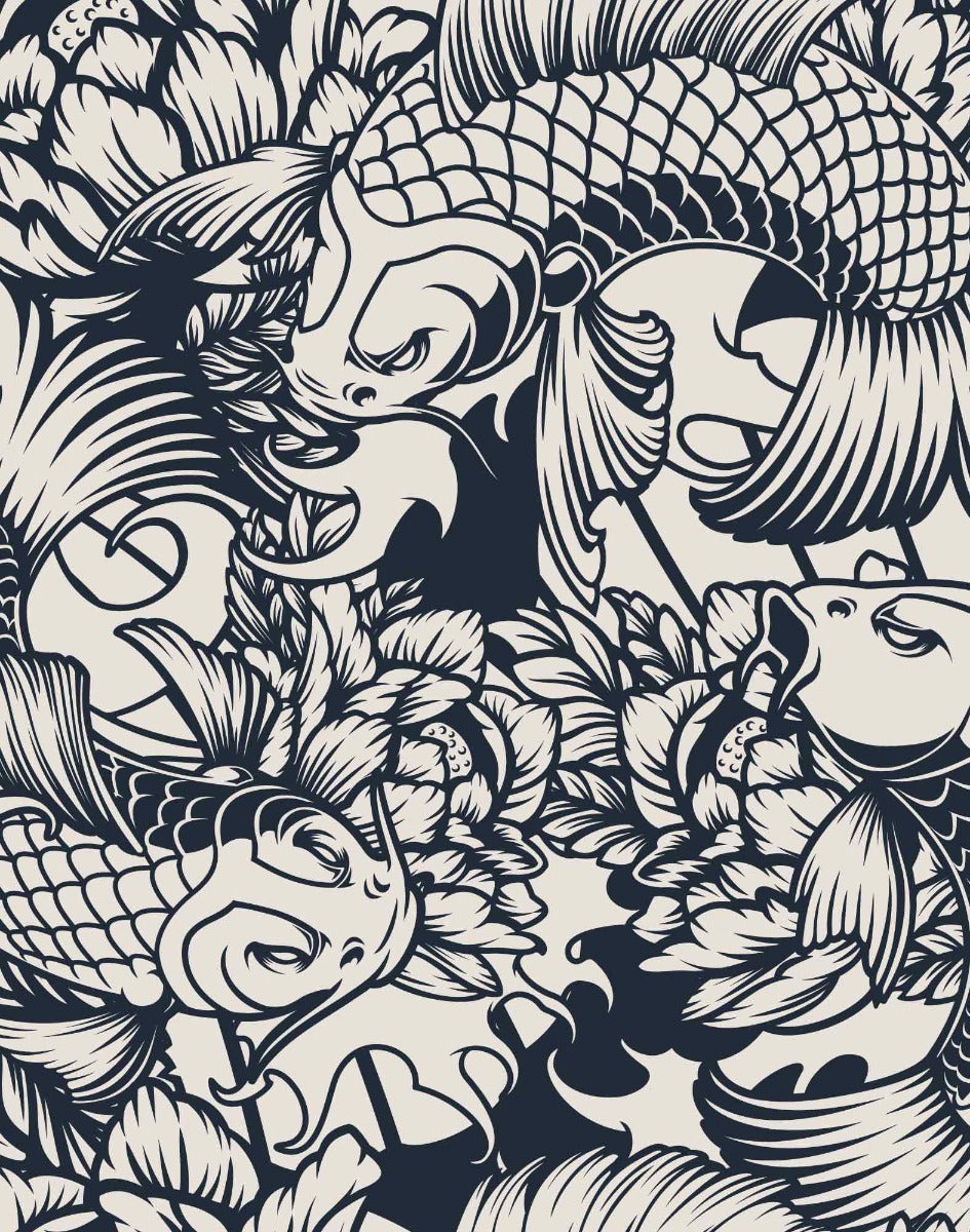 boxer court coton imprime japfish PULLIN en coton