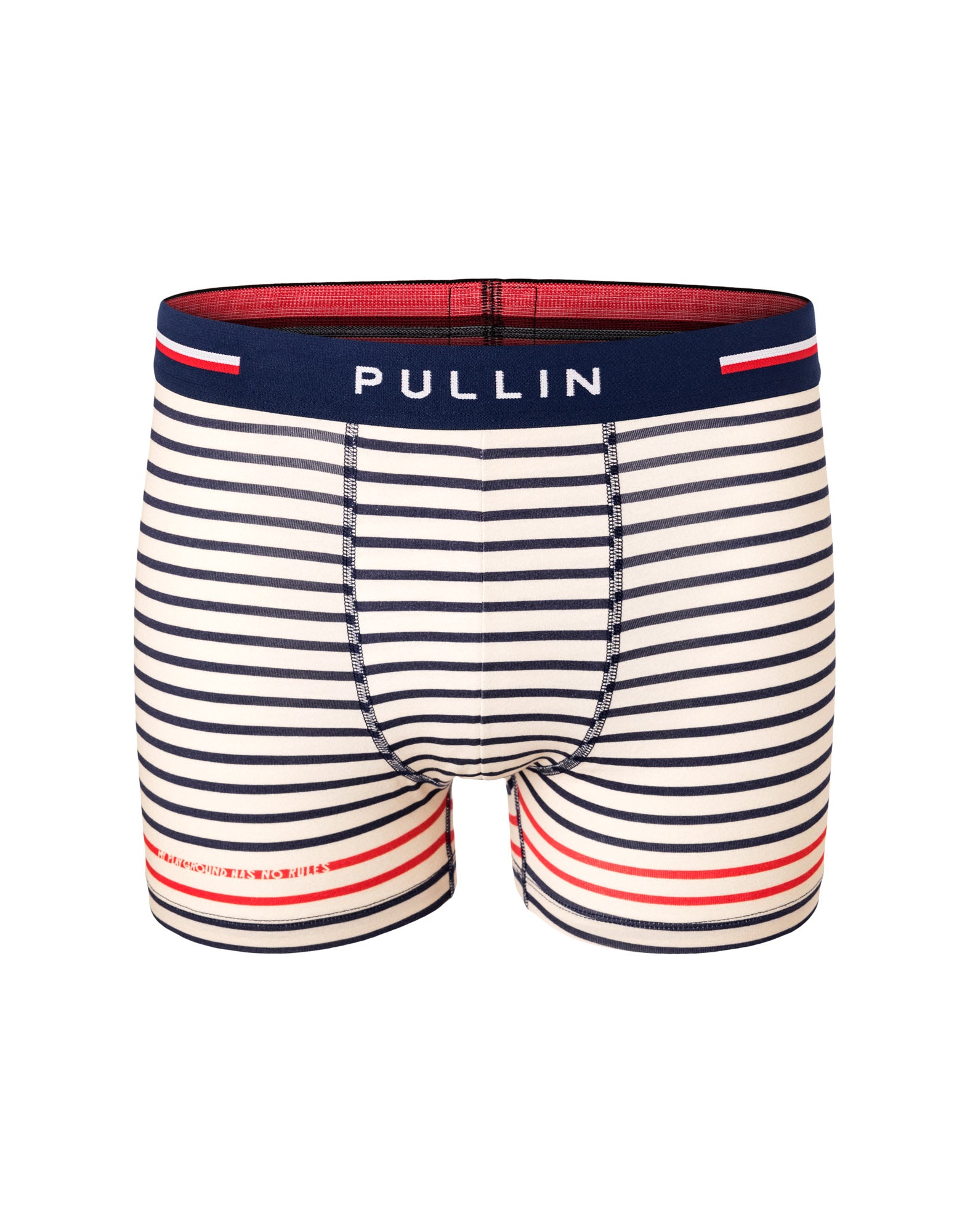 boxer court coton imprime moussebeige PULLIN en coton