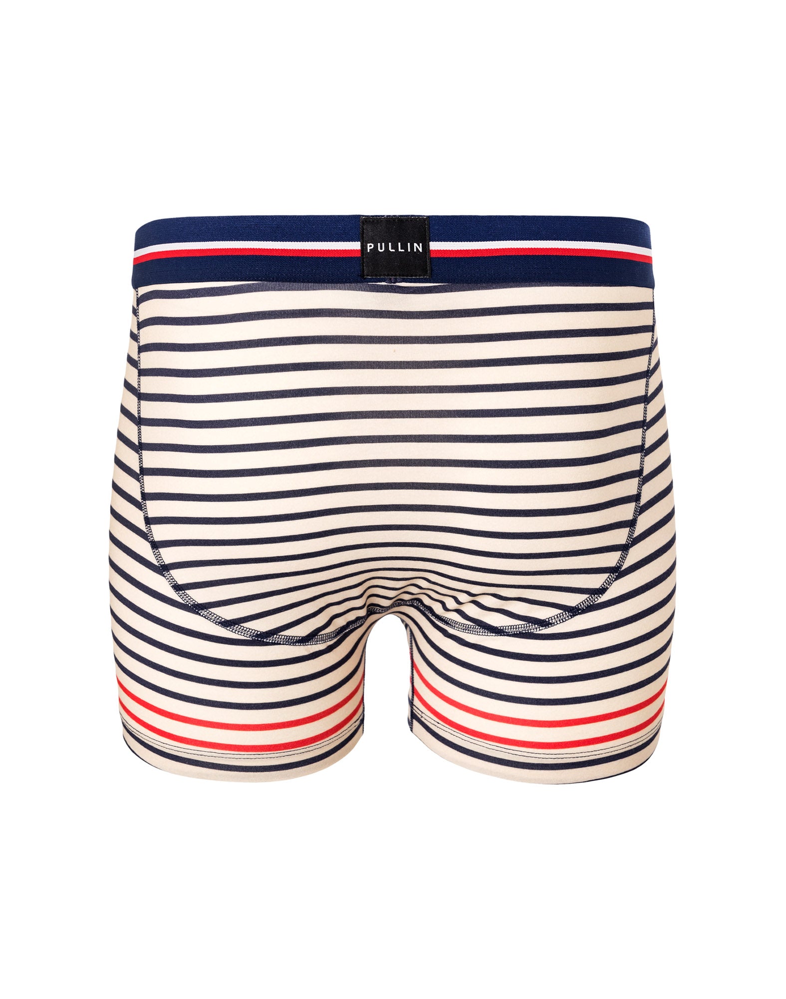 boxer court coton imprime moussebeige PULLIN en coton