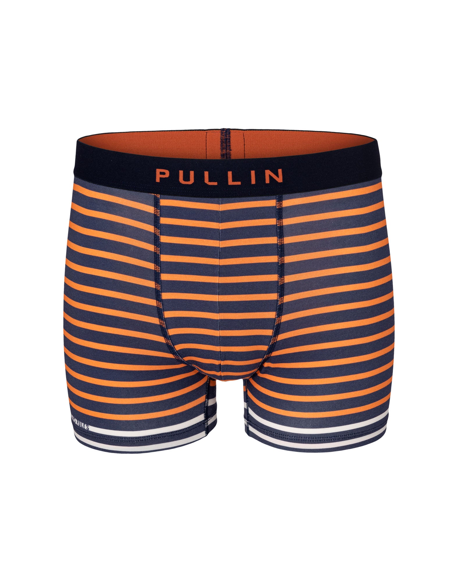 boxer court coton imprime mousseorange PULLIN en coton