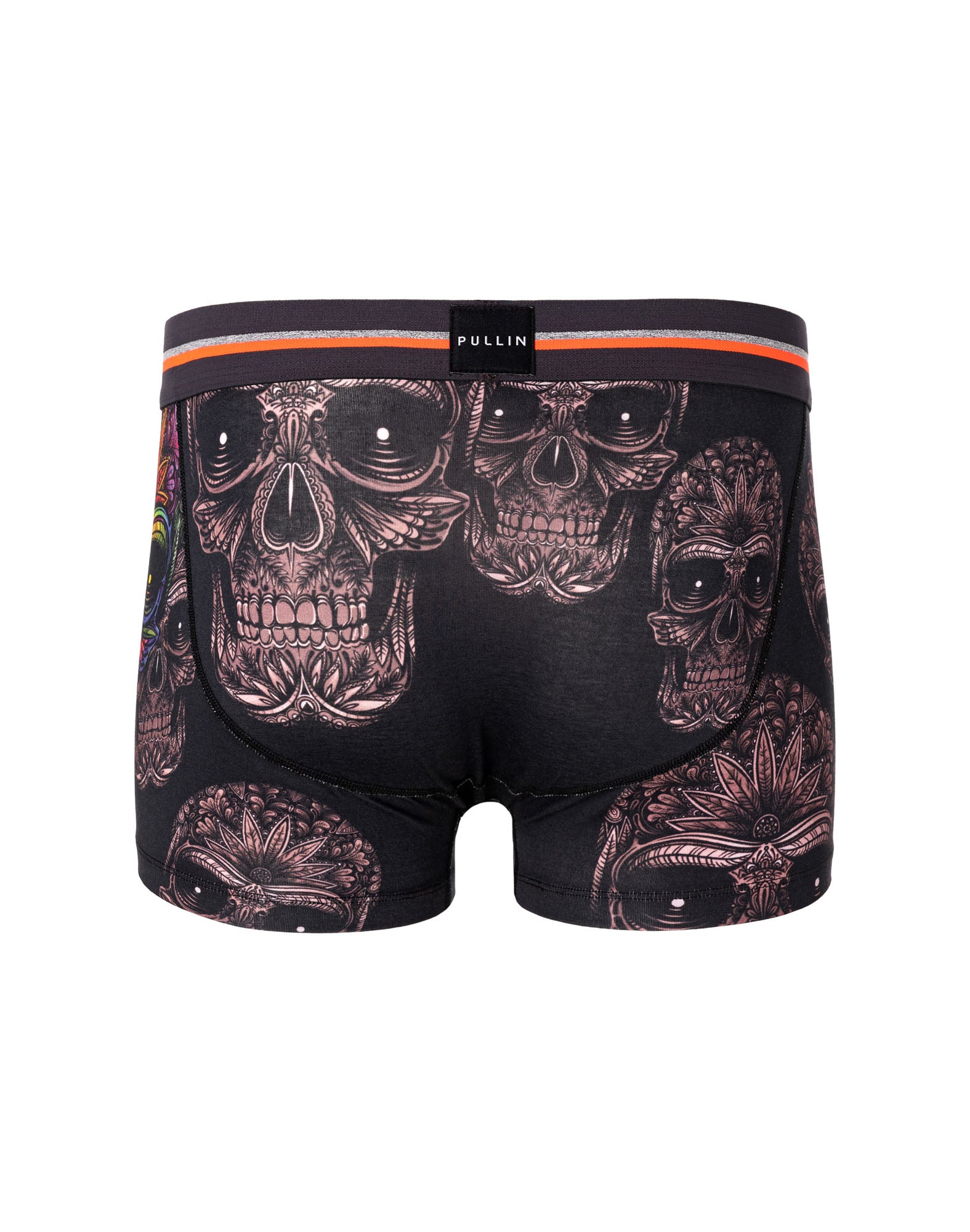 boxer court coton imprime muerte PULLIN en coton