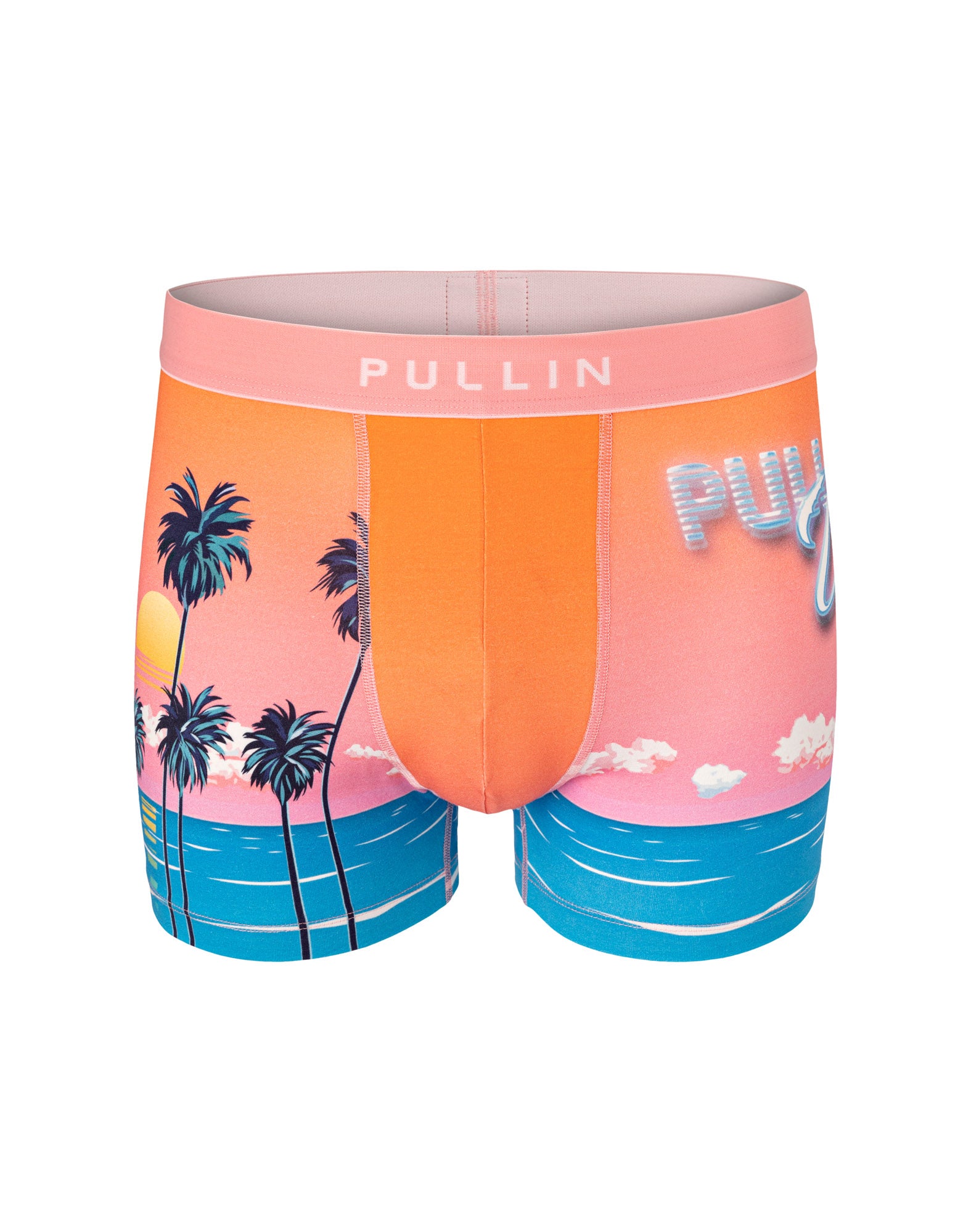 boxer court coton imprime PULLINvice PULLIN en coton