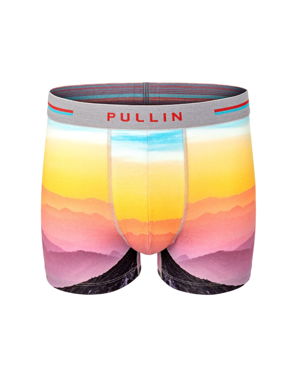 boxer court coton imprime rainbowsky PULLIN en coton