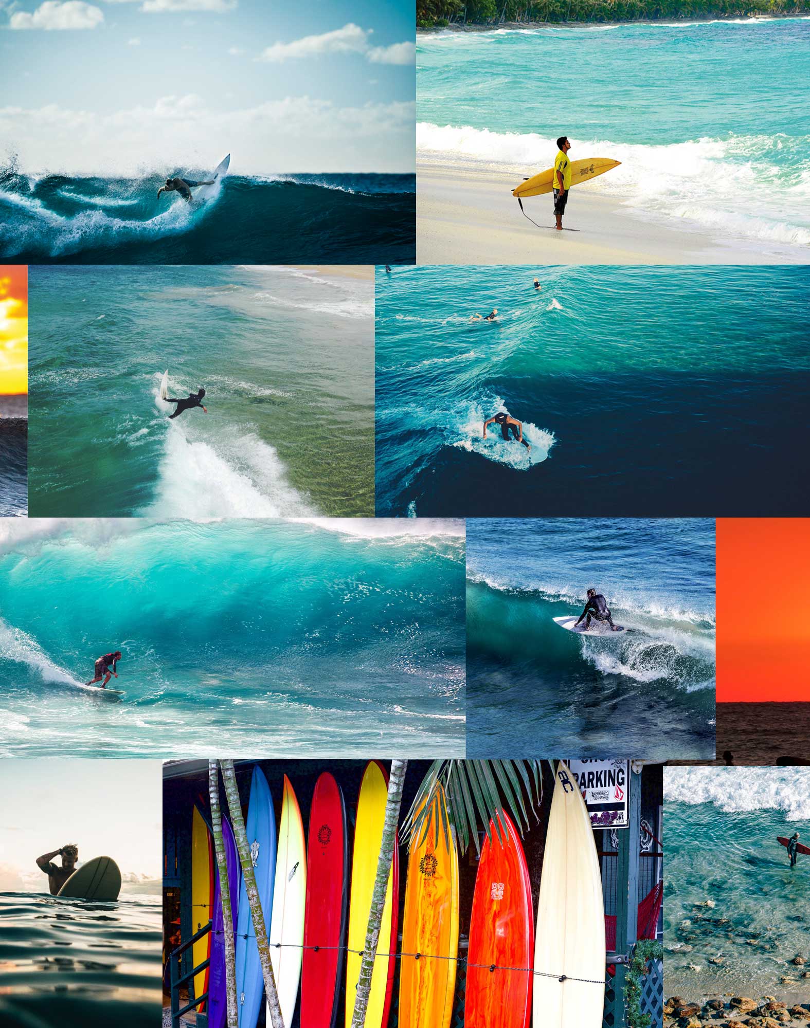 boxer court coton imprime surfeur PULLIN en coton