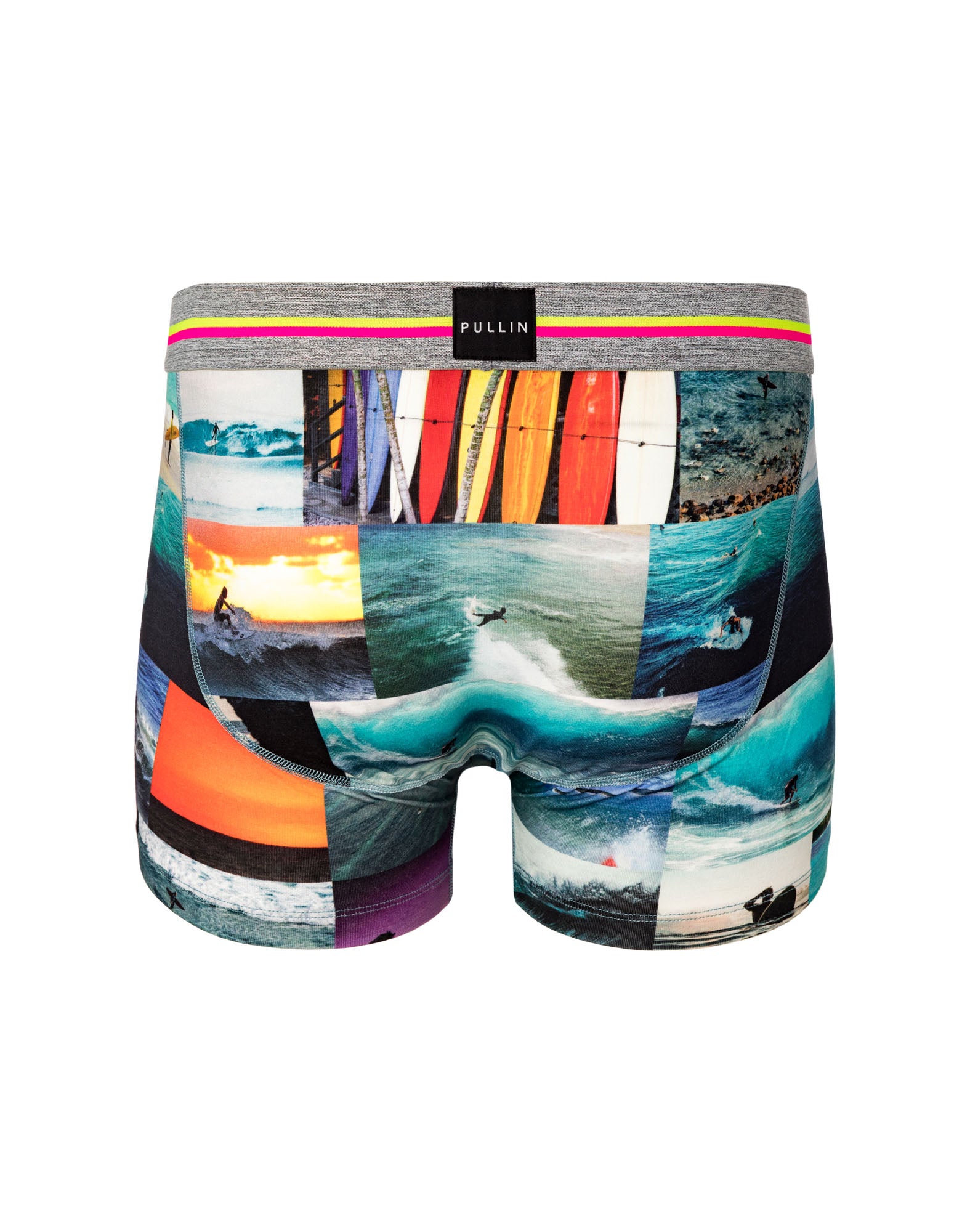 boxer court coton imprime surfeur PULLIN en coton