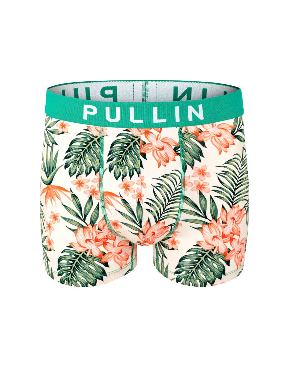 boxer court coton imprime tropink PULLIN en coton