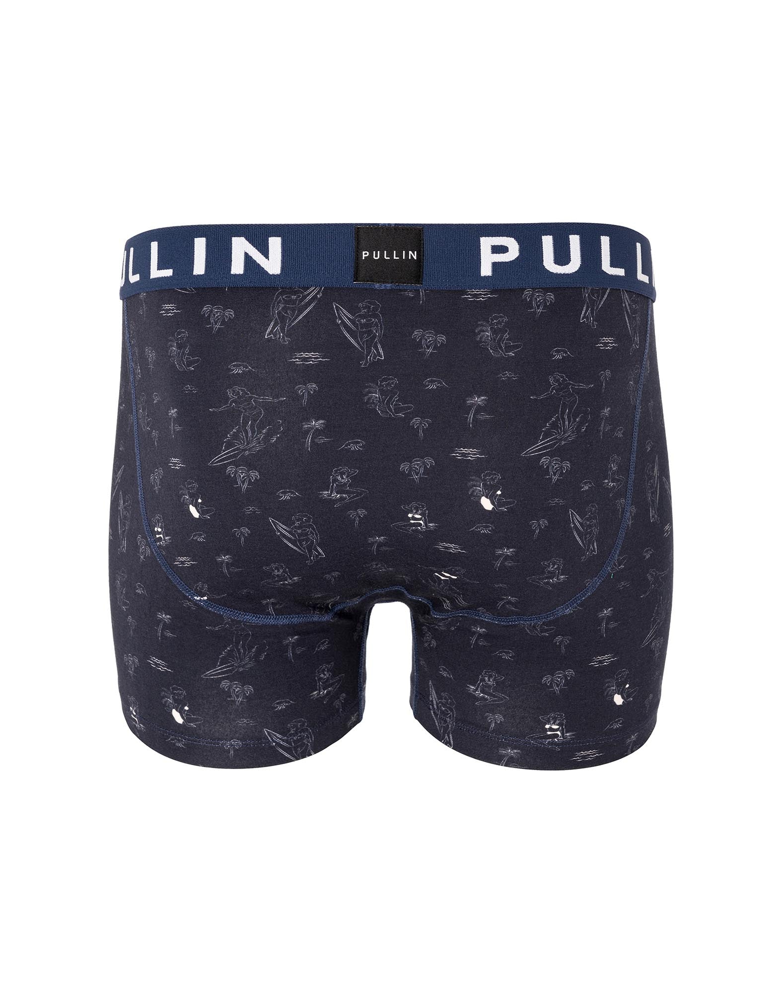 boxer homme imprimé boxer court wavebabe PULLIN en coton