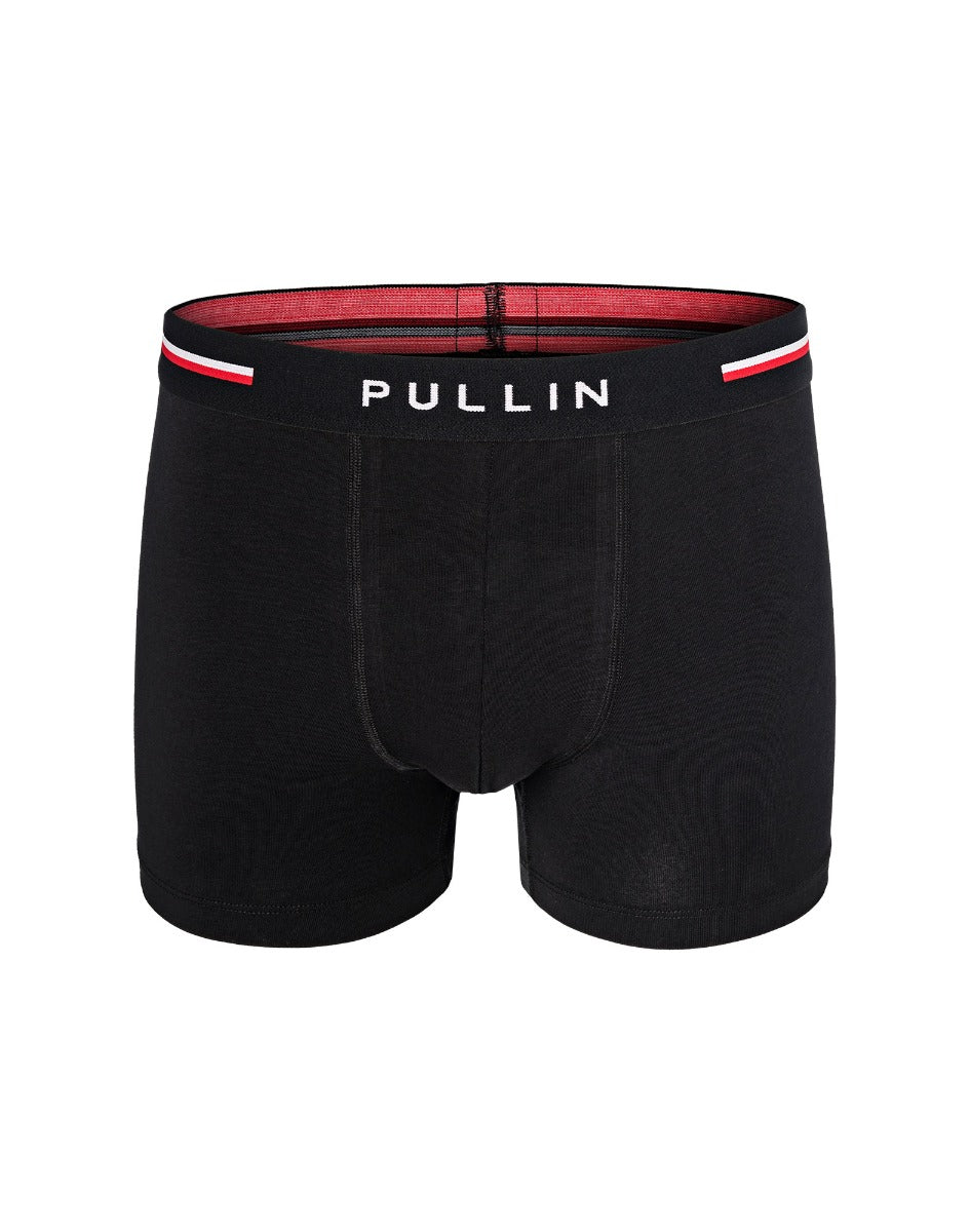 boxer court coton allblack PULLIN en coton