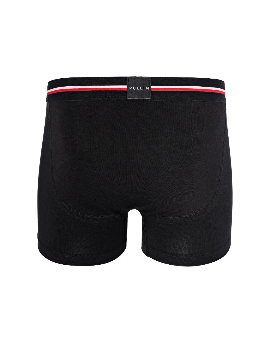 boxer court coton allblack PULLIN en coton