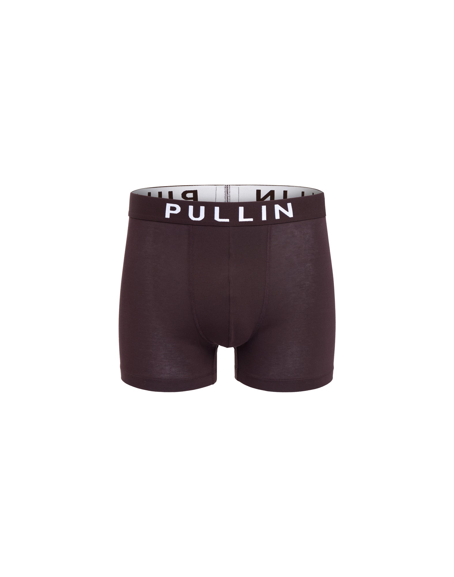boxer court brown PULLIN en coton
