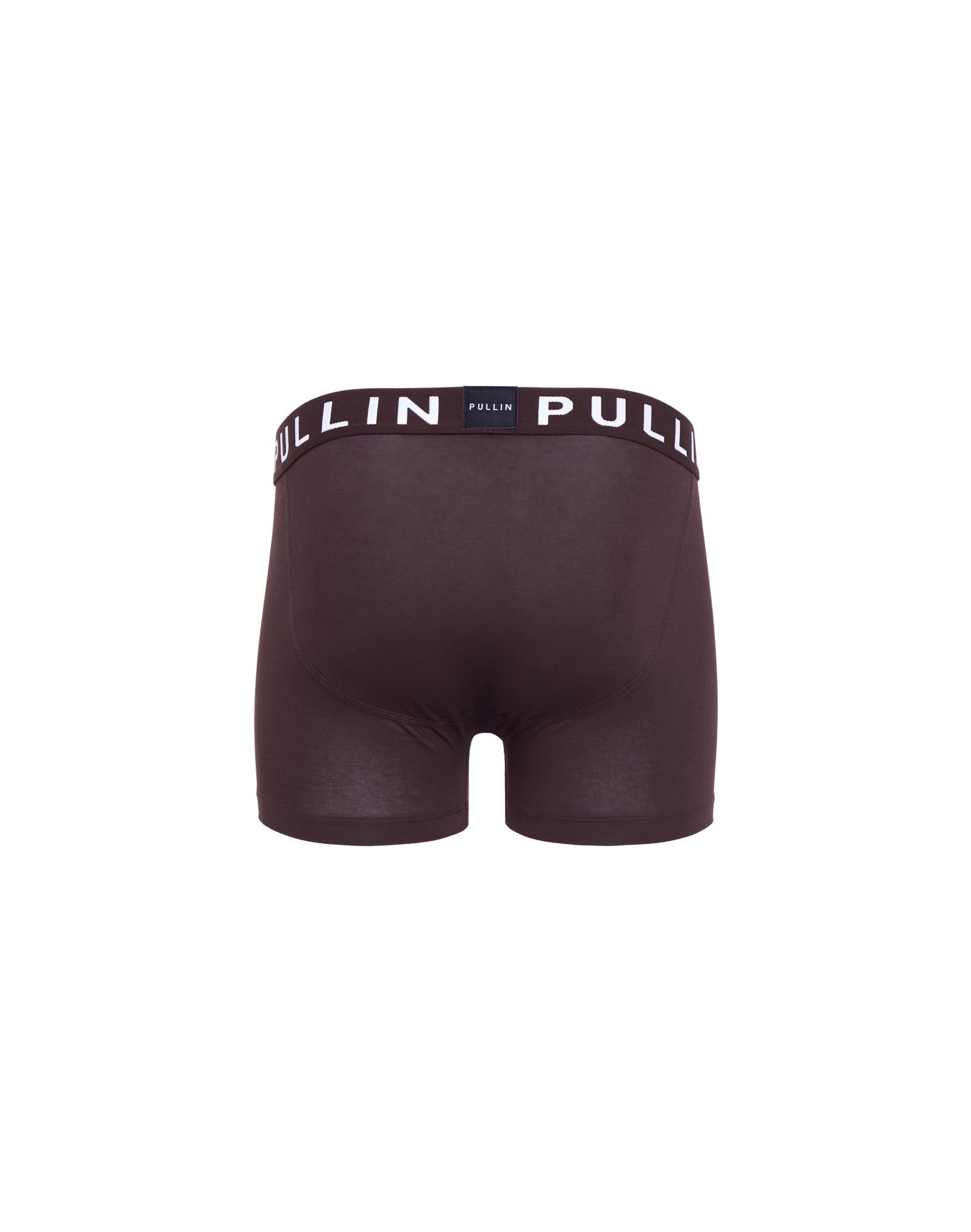 boxer court brown PULLIN en coton