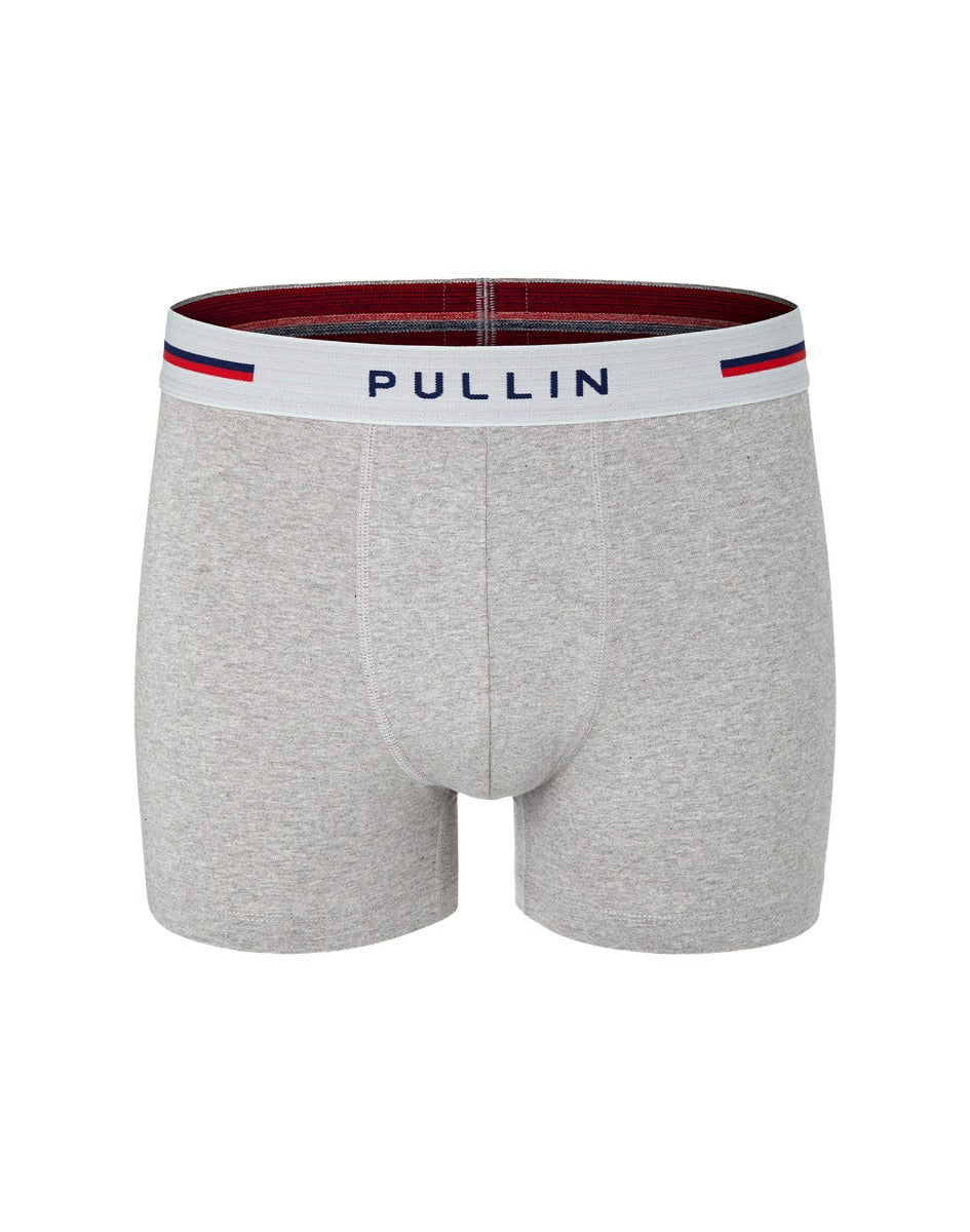 boxer court silver PULLIN en coton