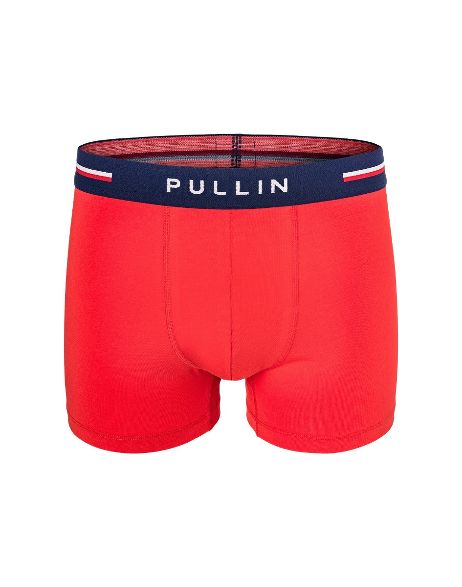 boxer court coton rouge PULLIN en coton