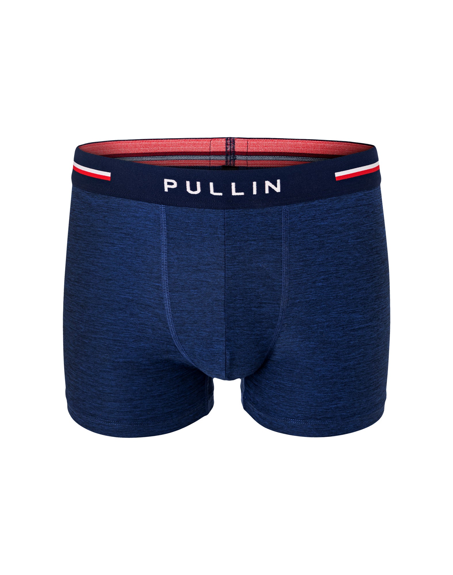 boxer court uni blue PULLIN en polyamide
