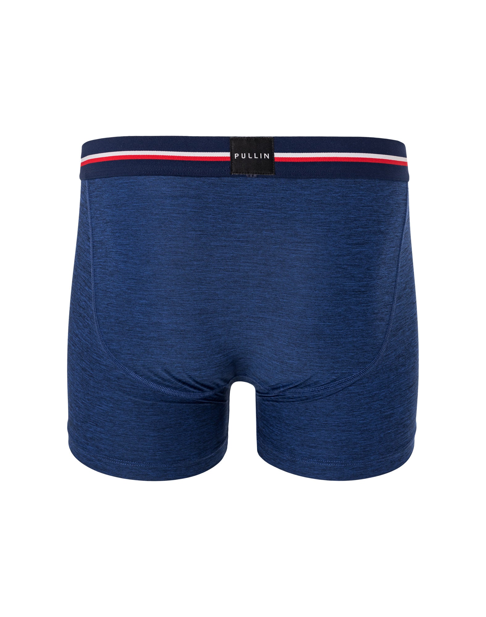 boxer court uni blue PULLIN en polyamide