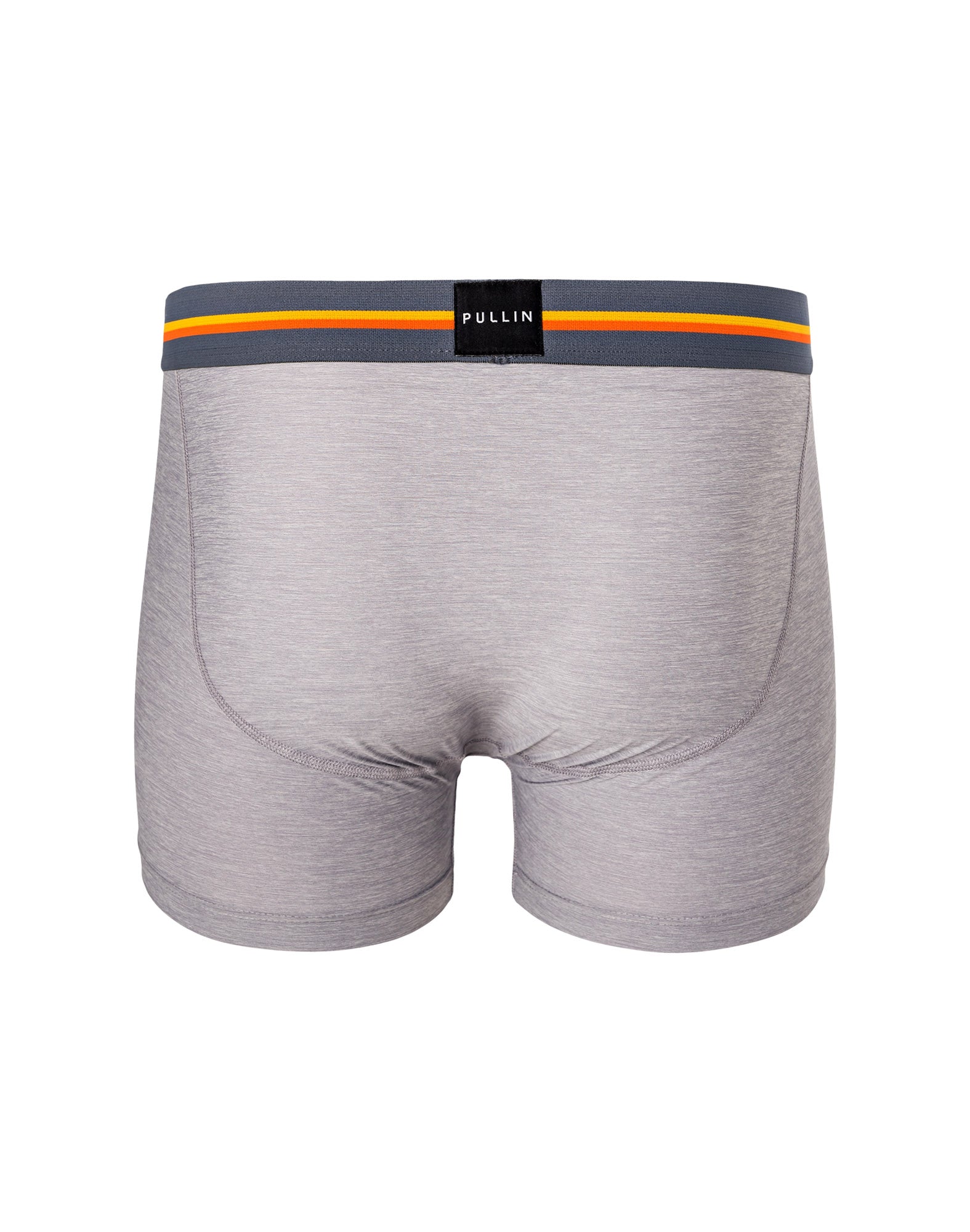 boxer court uni silver PULLIN en polyester