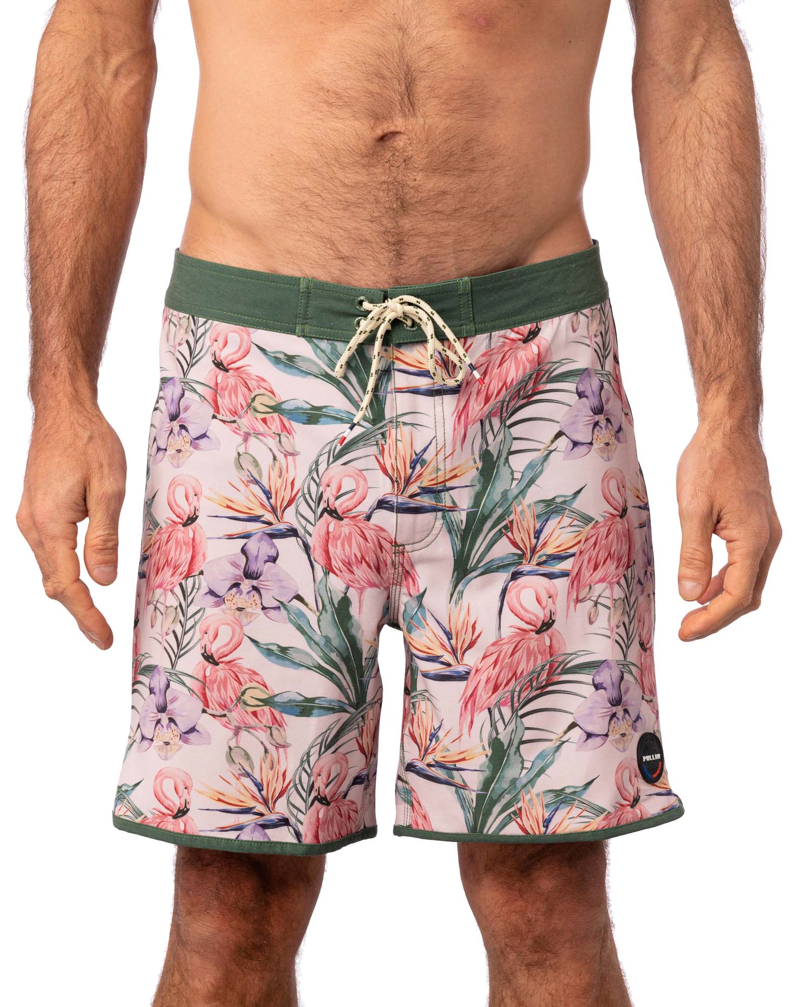short de bain flamingotr PULLIN en polyester