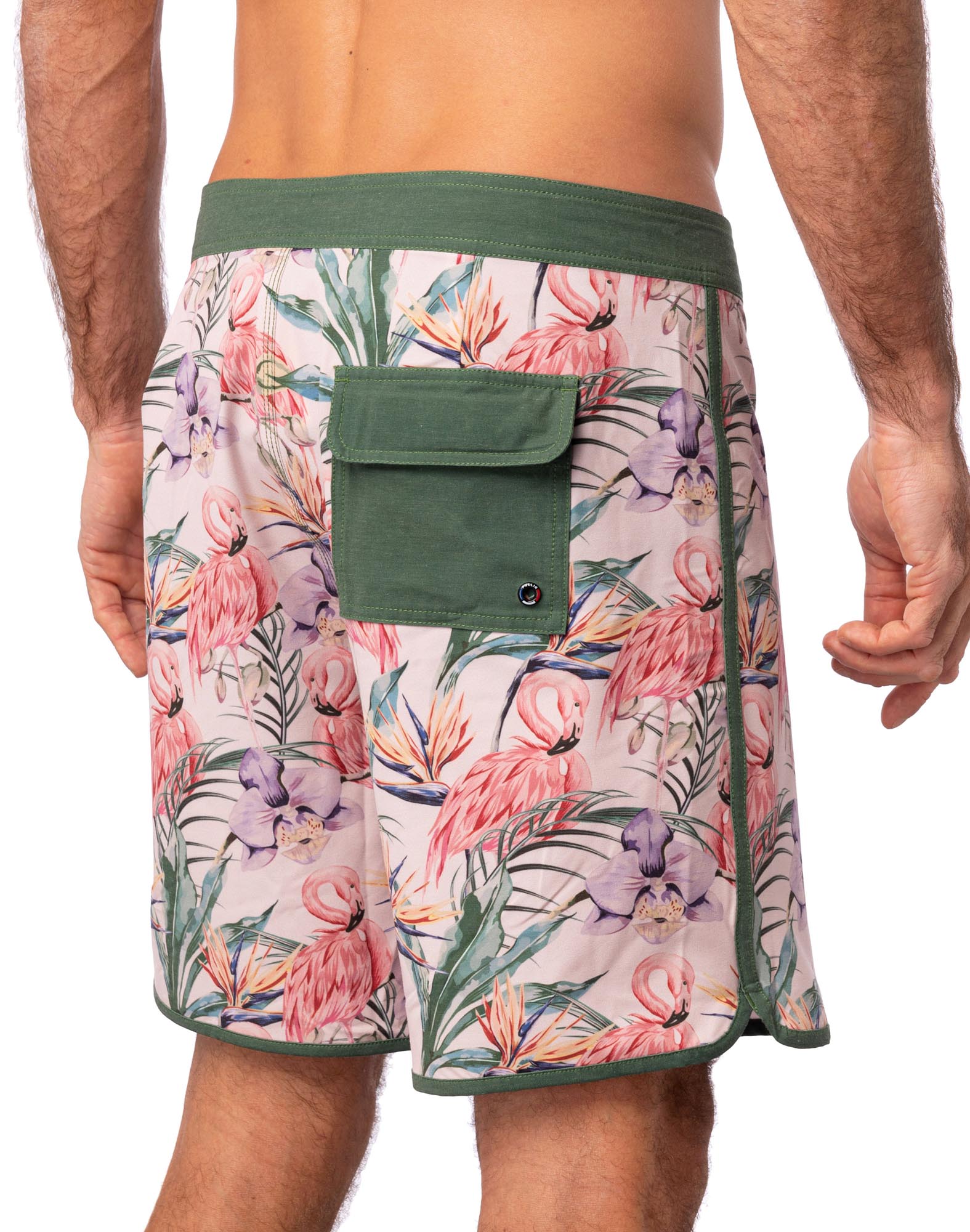 short de bain flamingotr PULLIN en polyester