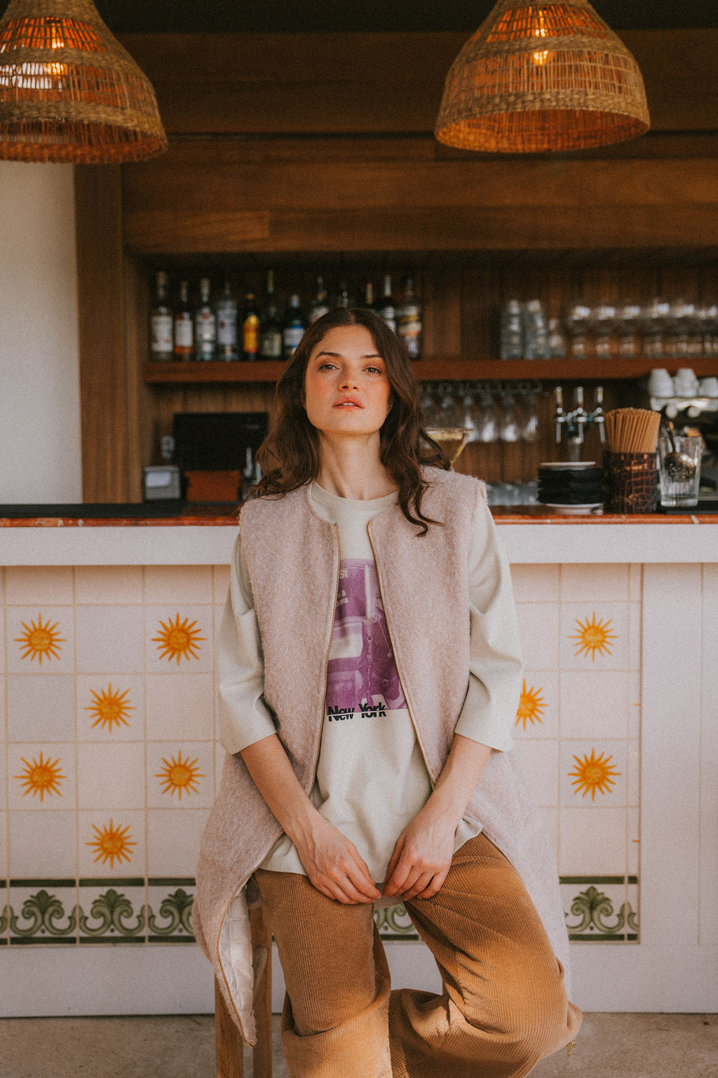 JANE VELVET CORDCOOKIE TROUSERS