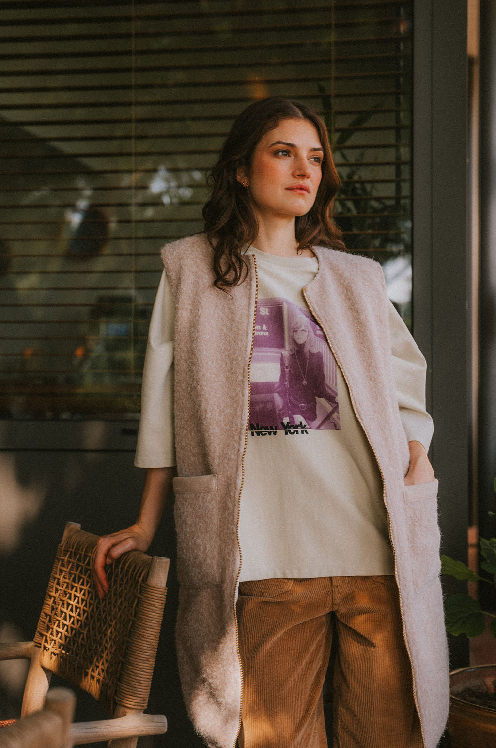 JANE VELVET CORDCOOKIE TROUSERS